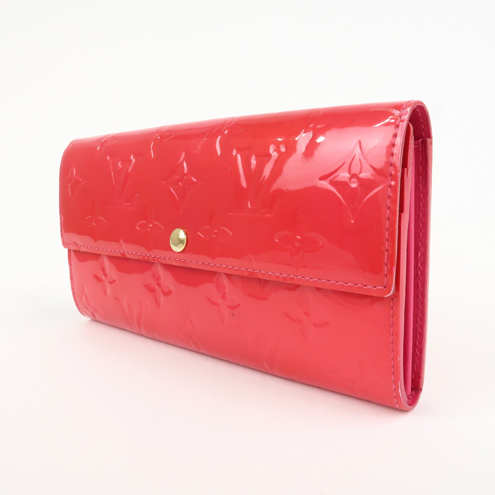 Louis Vuitton Monogram Vernis Portefeuille Sarah Long Wallet M93633 Used