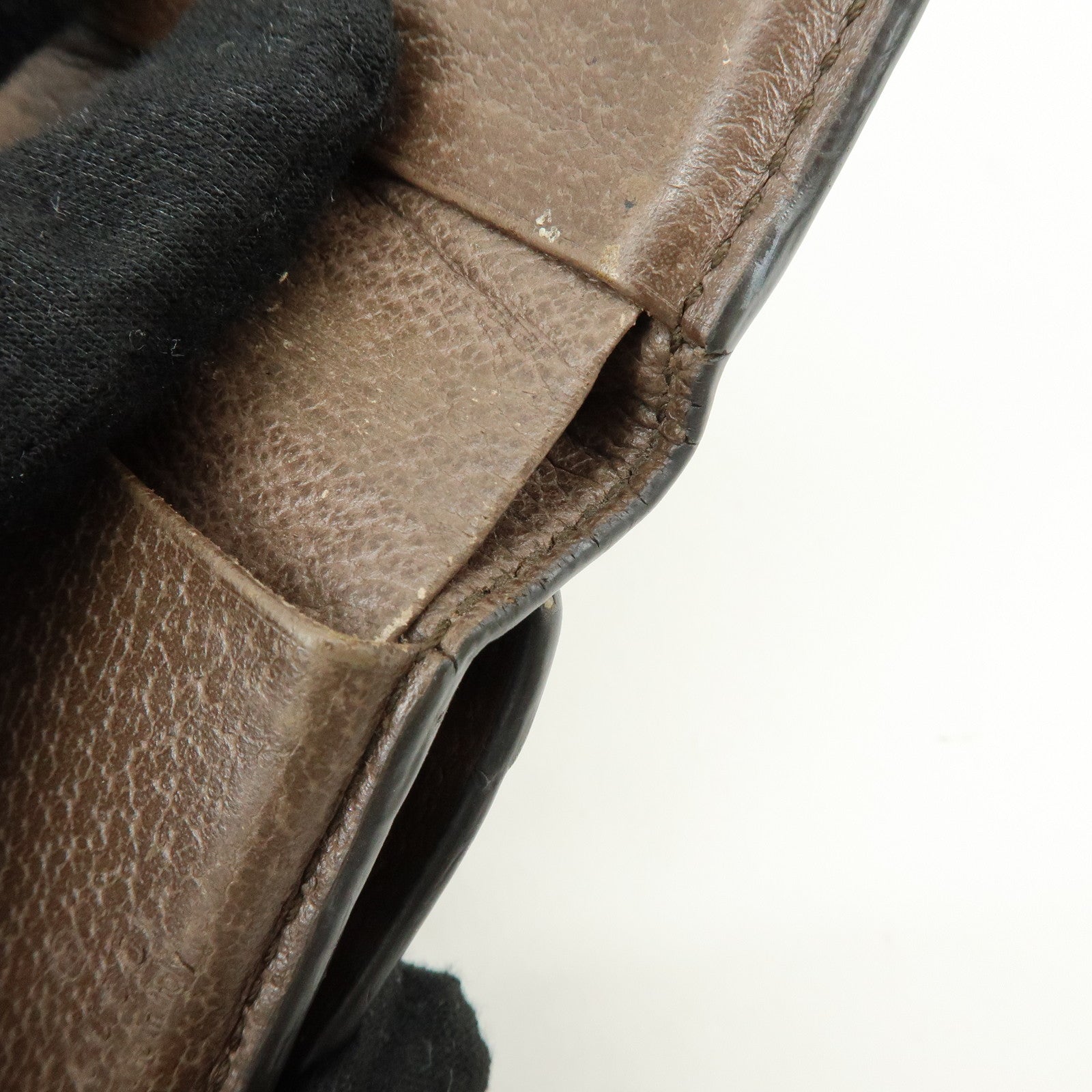 GUCCI Ophidia GG Supreme Leather Tri-Fold Compact Wallet 644334