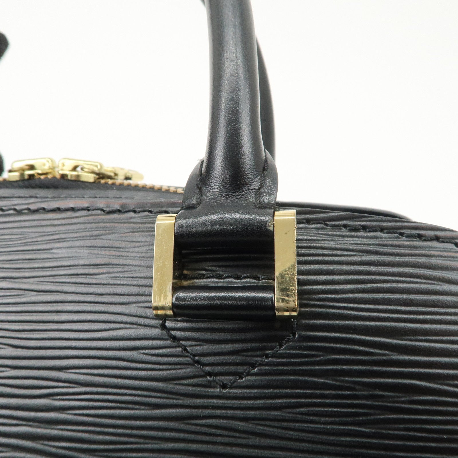 Louis Vuitton Epi Pont Neuf Hand Bag Black Noir M52052