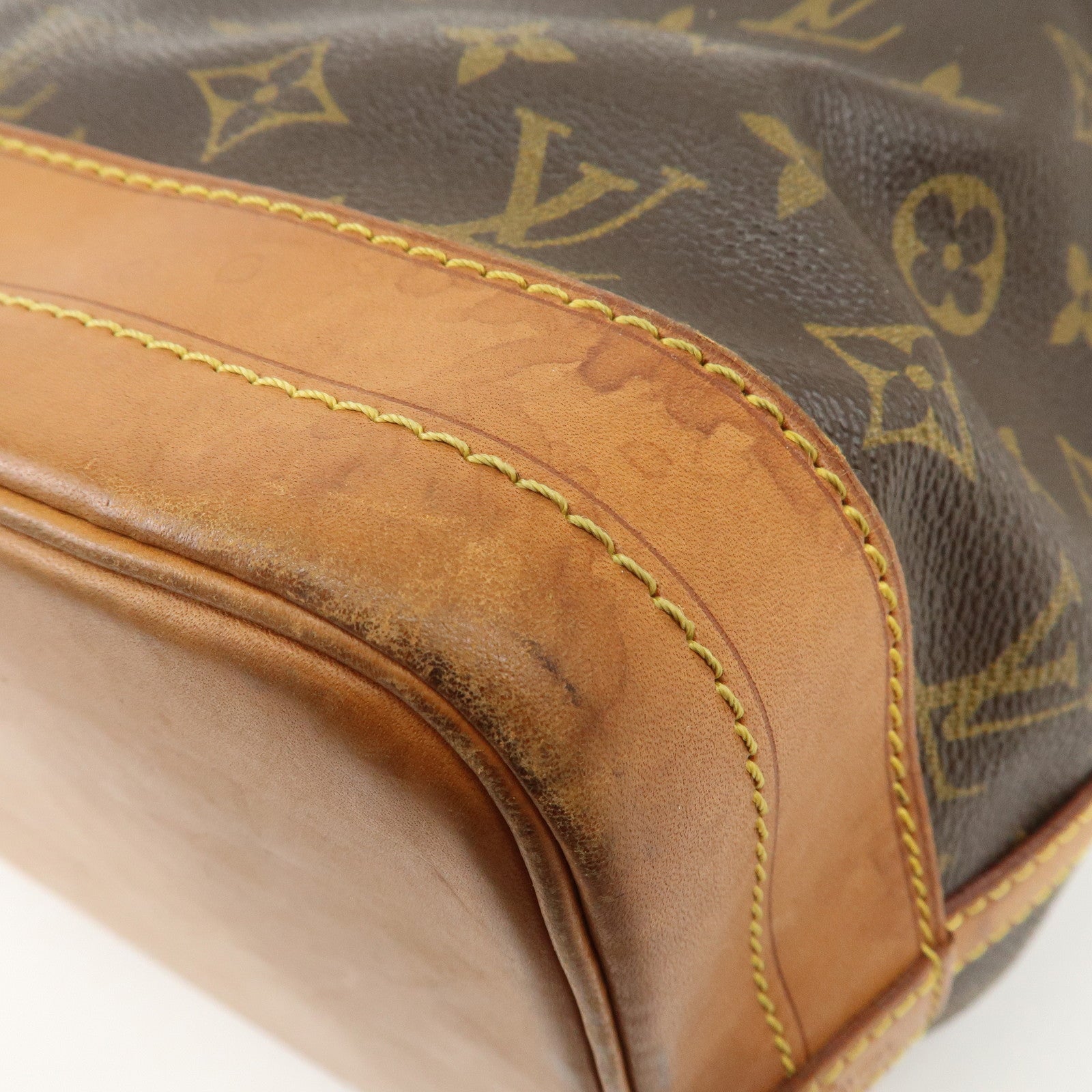 Louis Vuitton Monogram Noe Shoulder Bag Hand Bag Brown M42224