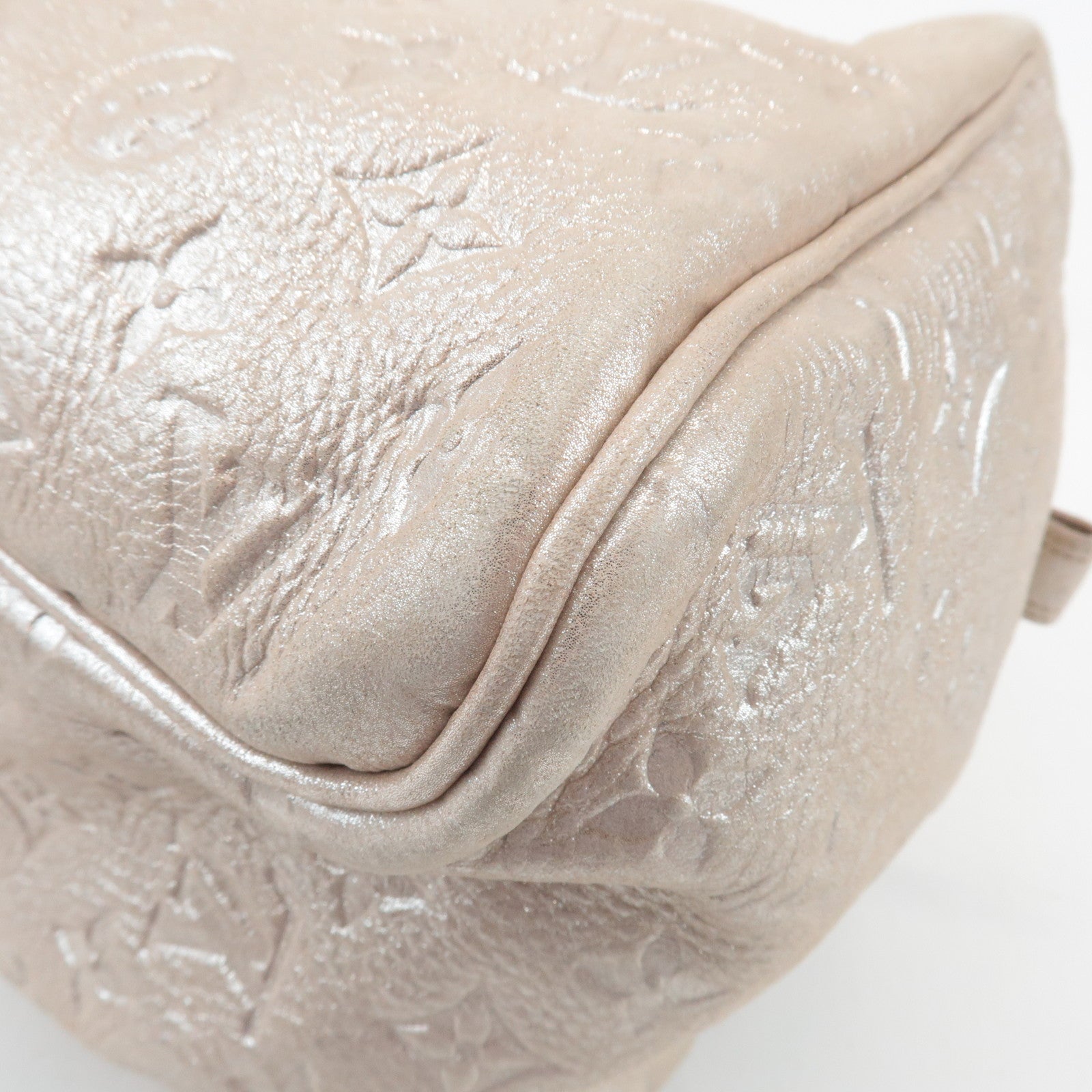Louis Vuitton Monogram Shimmer Comet Leather Hand Bag M95818 Used