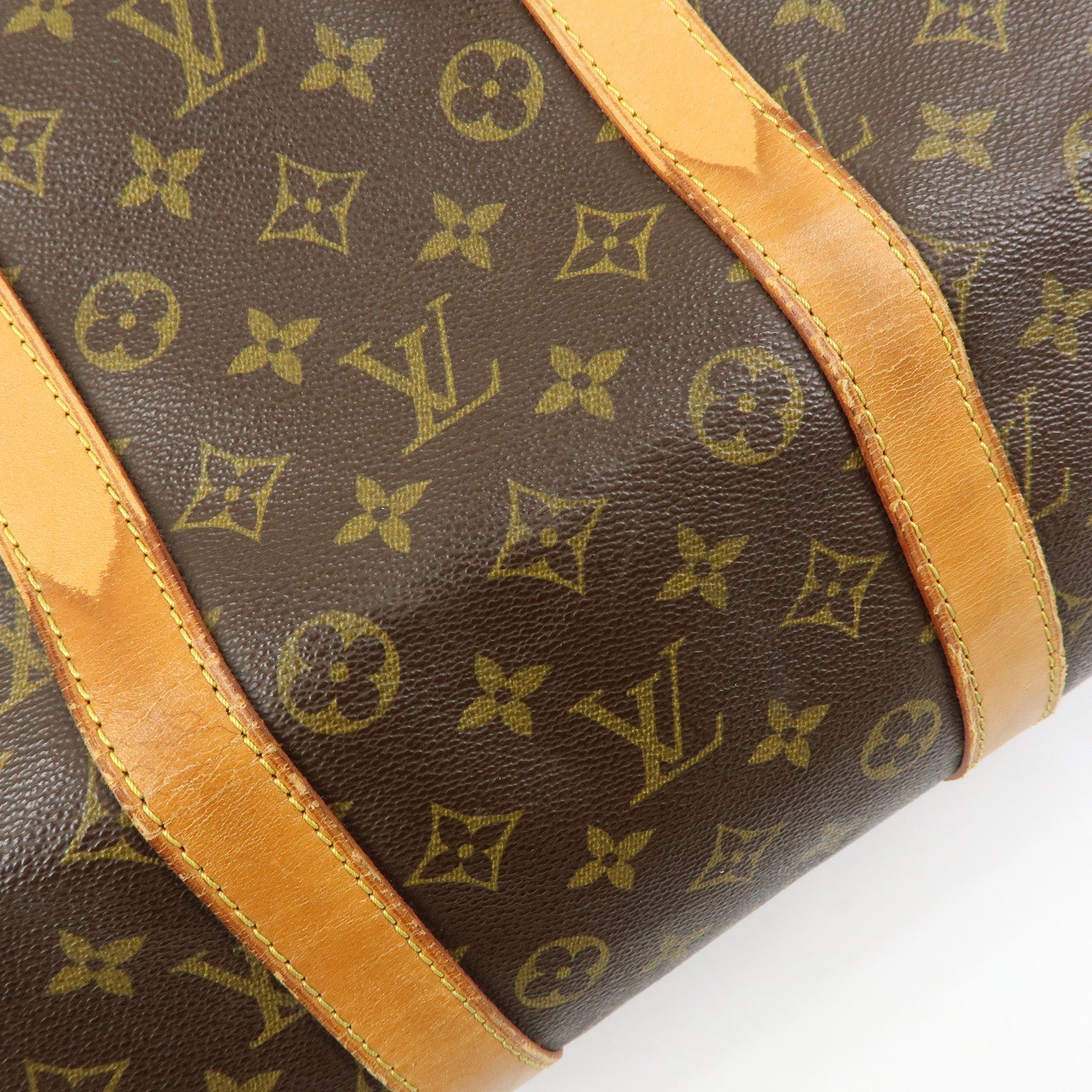 Louis Vuitton Monogram Keep All Bandouliere 55 Boston Bag M41414
