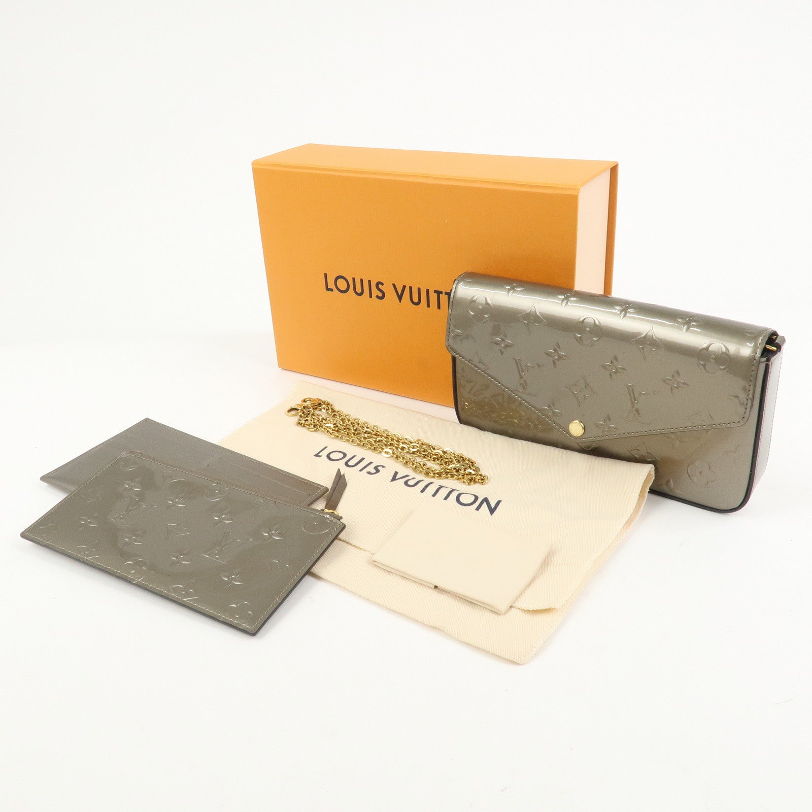 Louis Vuitton Monogram Vernis Leather Pochette Felicie M68648