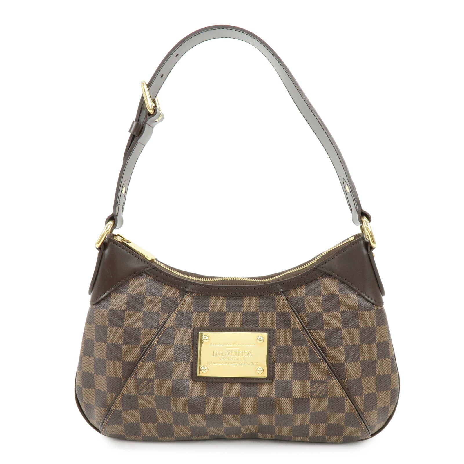 Louis Vuitton Damier Ebene Thames PM Shoulder Bag Hand Bag N48180