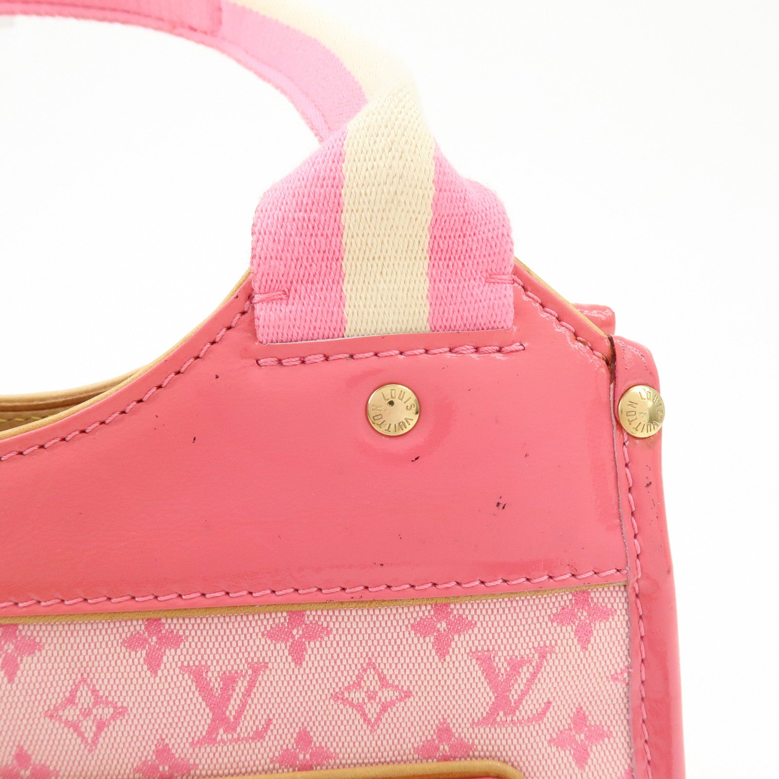 Louis Vuitton Monogram Mini Sac Catherine Hand Bag Pink M92930