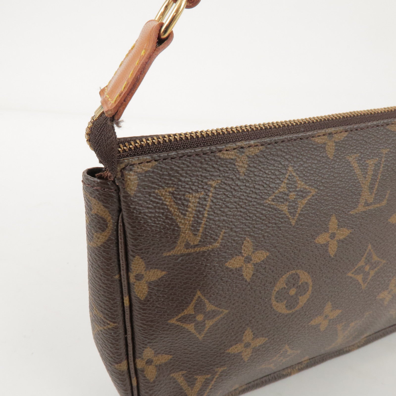 Louis Vuitton Monogram Pochette Accessoires Pouch Hand Bag M51980