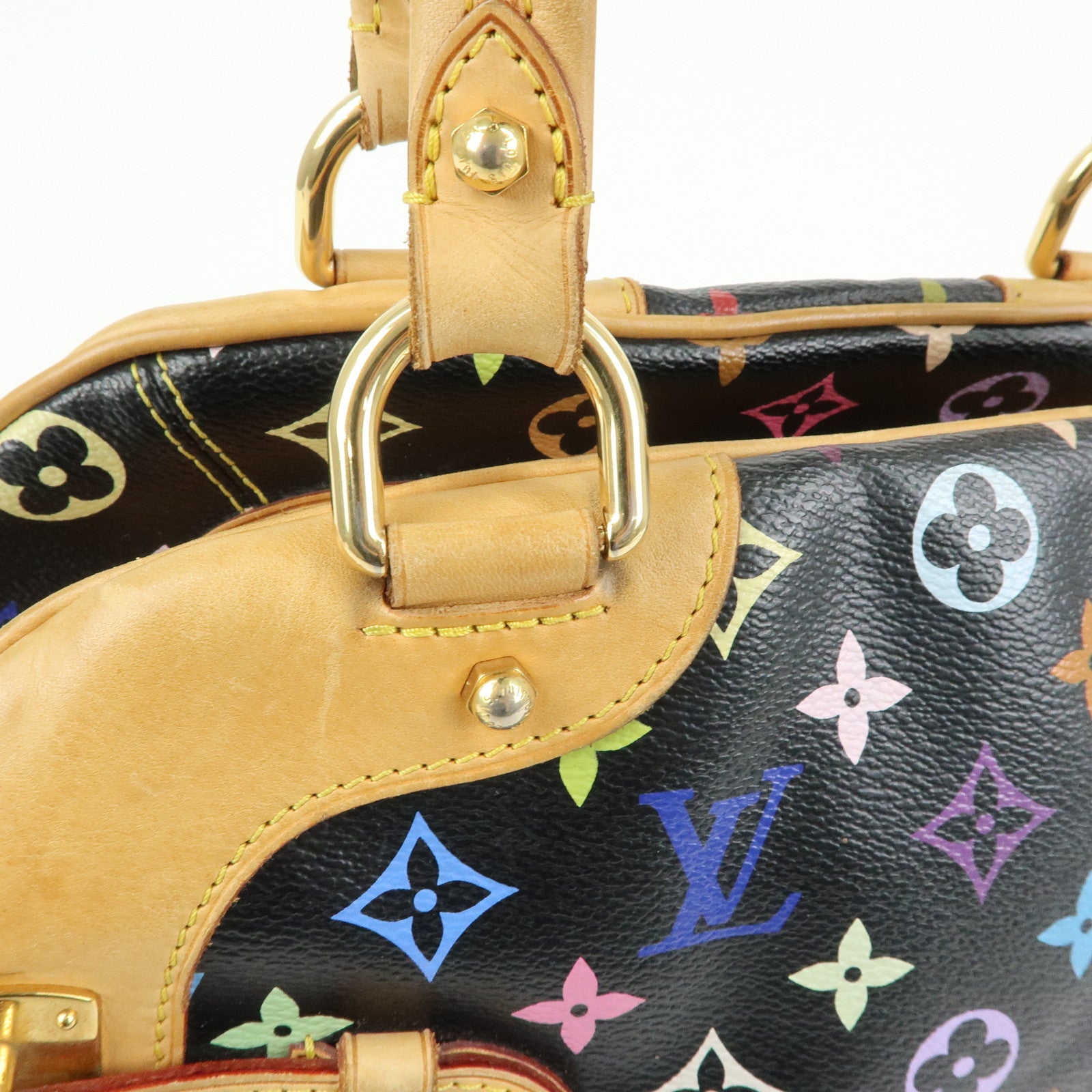 Louis Vuitton Monogram Multicolor Claudia Hand Bag Noir M40194