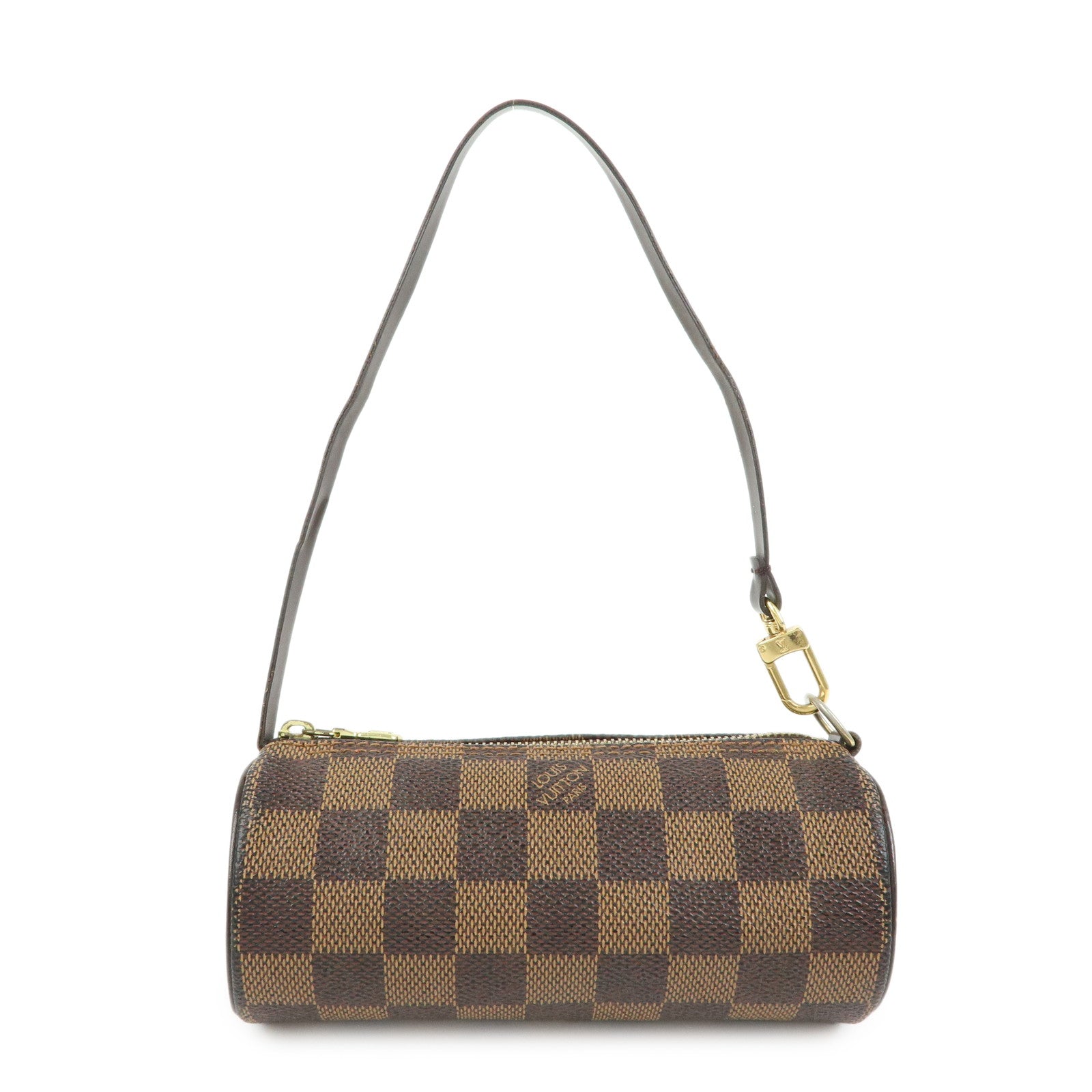 Louis Vuitton Damier Ebene Mini Pouch for Papillon Bag Brown