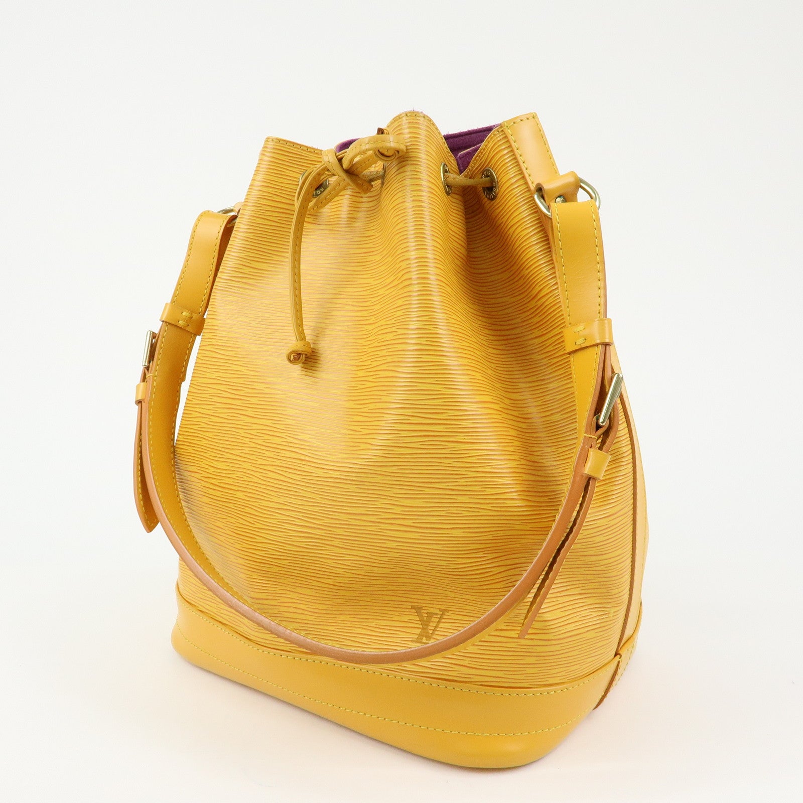 Louis Vuitton Epi Noe Leather Shoulder Bag Tassili Yellow M44009