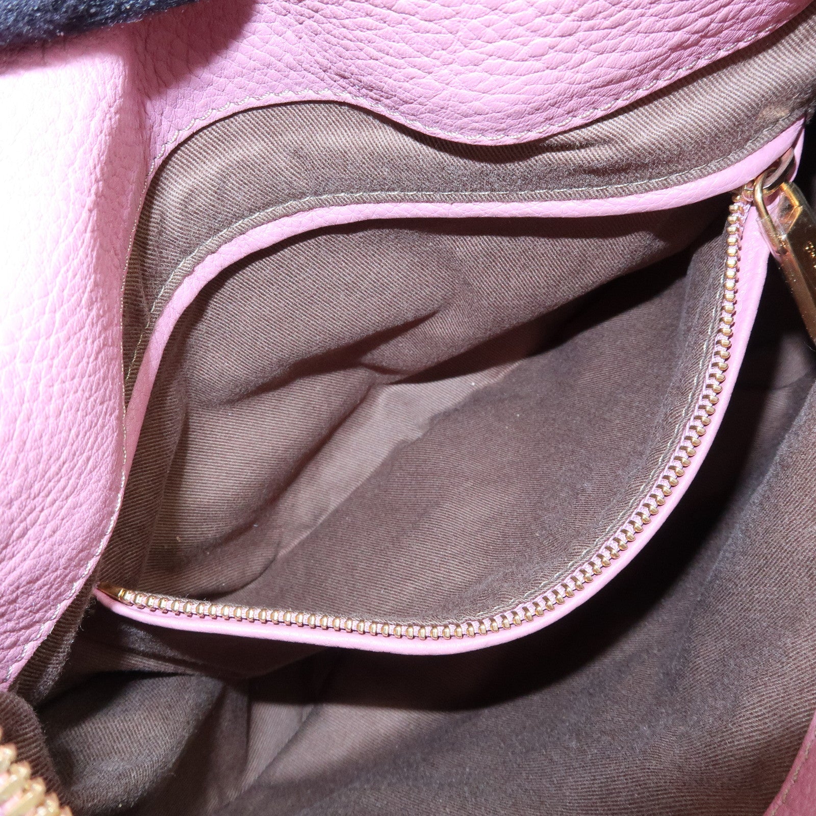 Chloe Marcie Leather Shoulder Bag Crossbody Bag Purple