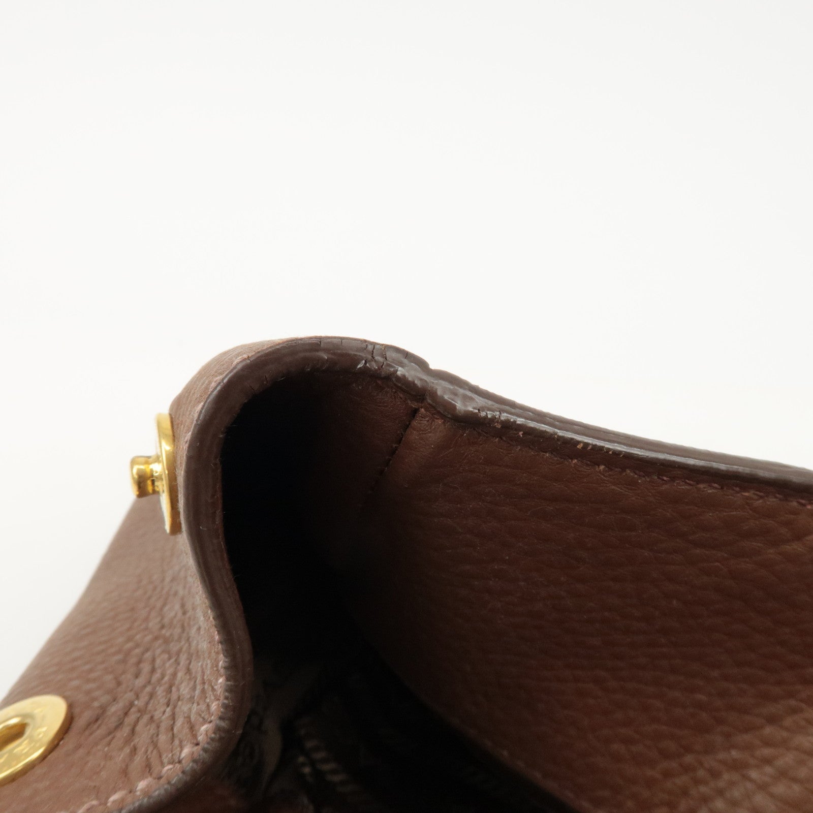 PRADA Vitello Daino Leather 2Way Tote Bag Shoulder Bag BN2545 Used