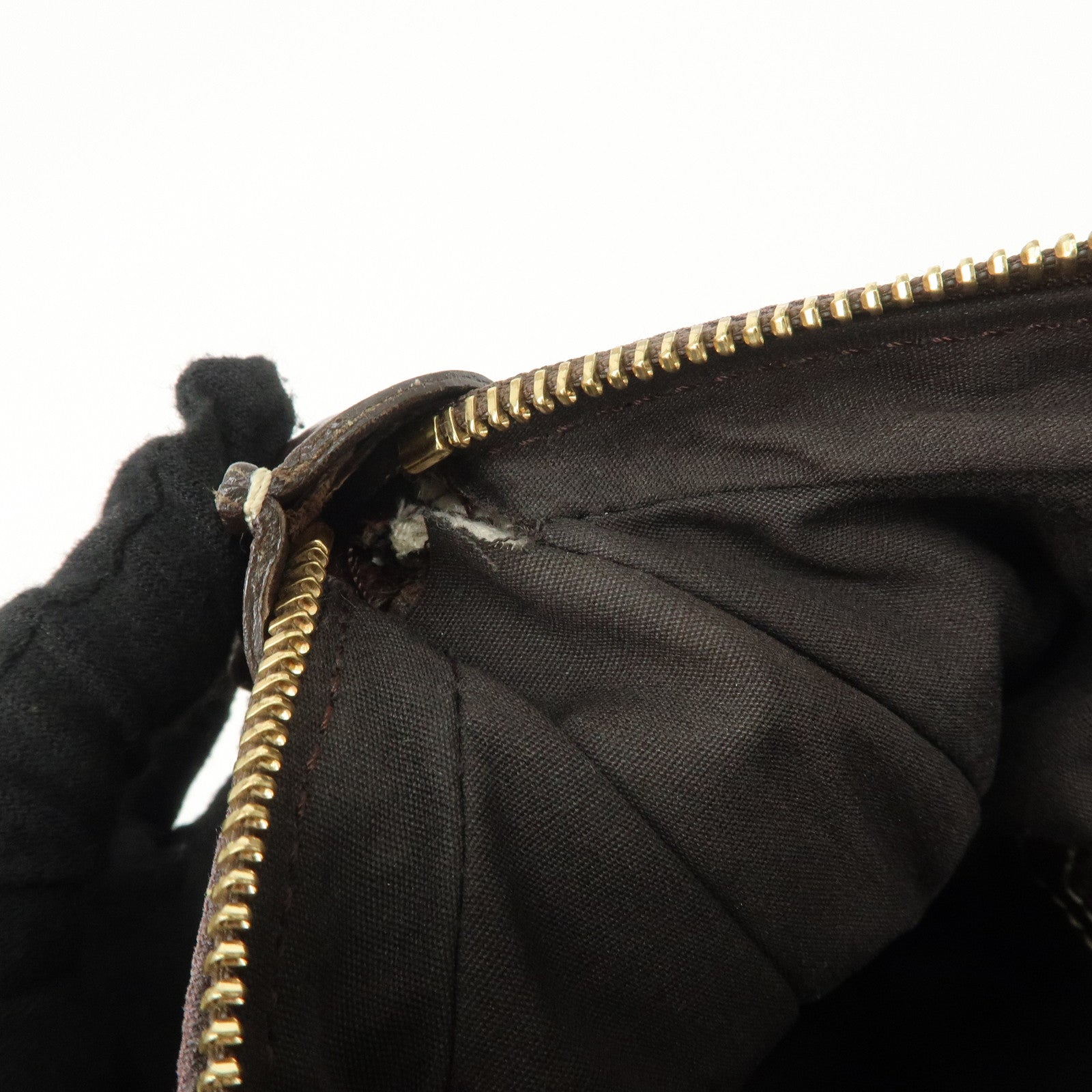 Louis Vuitton Monogram Mini Lin Boulogne Shoulder Bag Ebene M95225 Used