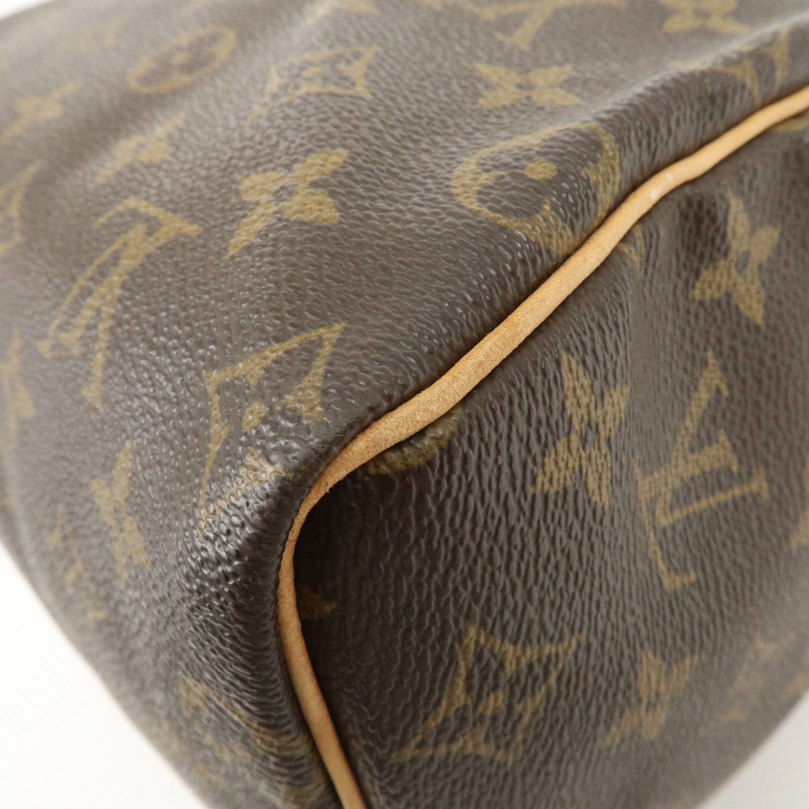 Louis Vuitton Monogram Speedy 25 Hand Bag Boston Bag Brown M41528 Used