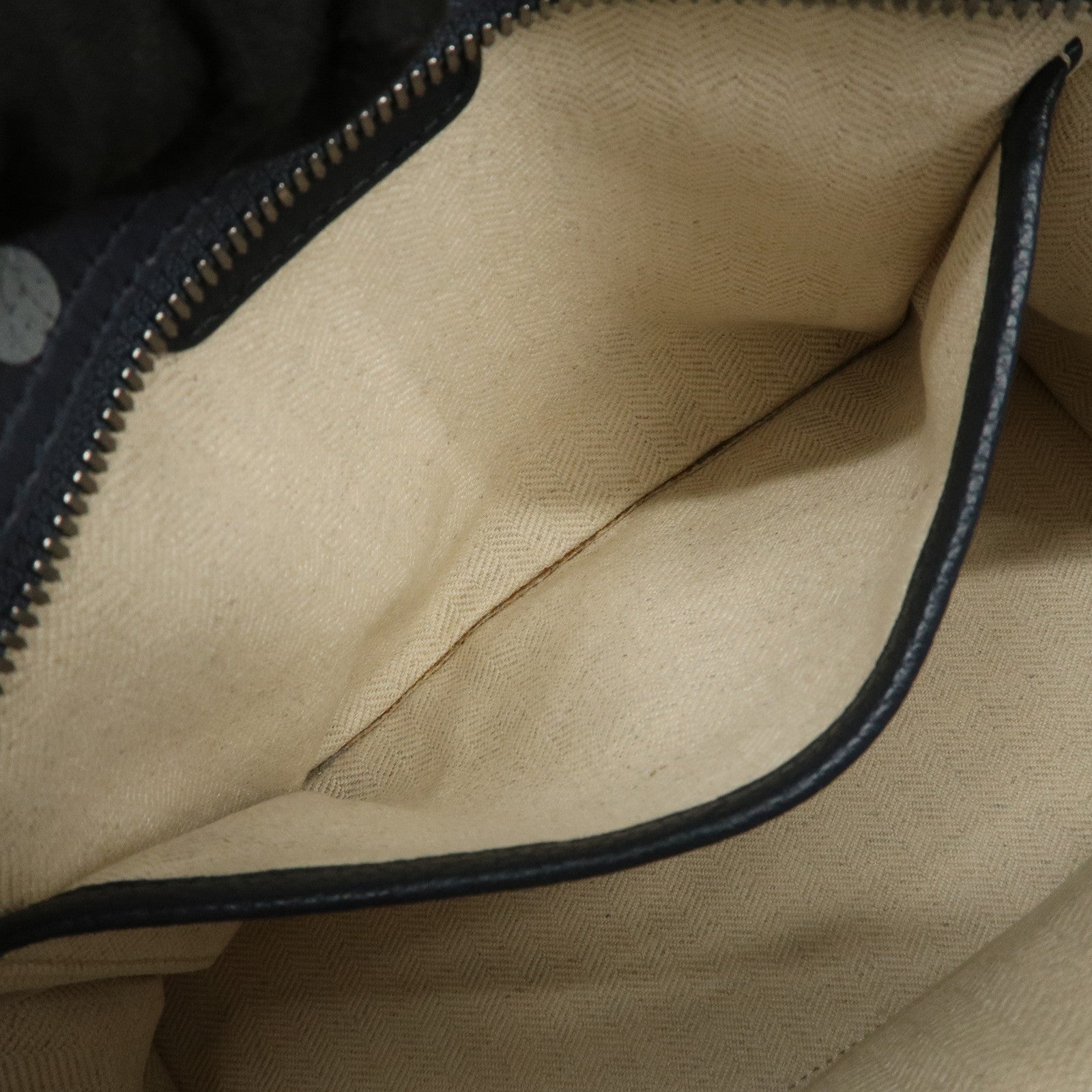 LOEWE Amazona Cruz Leather 2Way Bag Hand Bag Shoulder Bag Navy