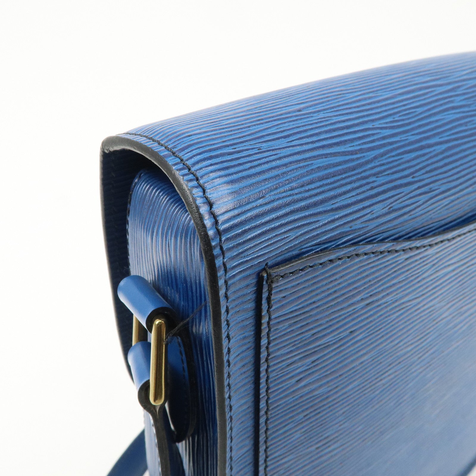 Louis Vuitton Epi Saint Cloud Shoulder Bag Toledo Blue M52195