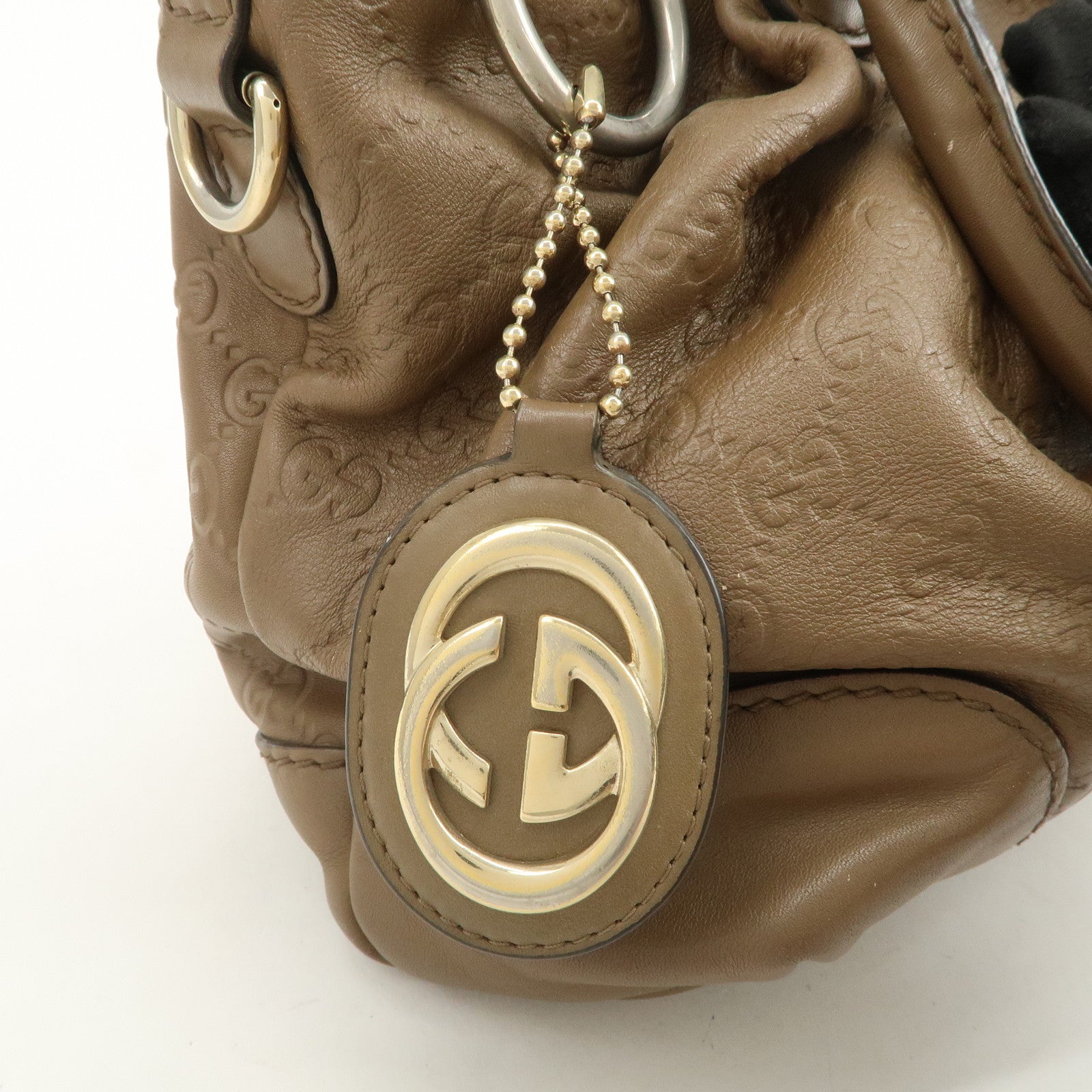 GUCCI Sukey Interlocking G Guccissima 2Way Shoulder Bag 247902