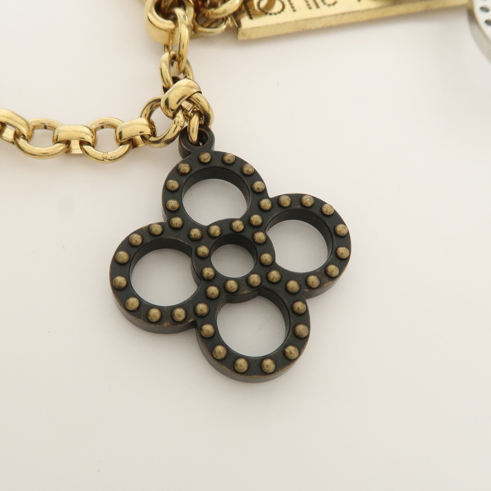 Louis Vuitton Bijoux Sac Tapage Bag Charm Gold Silver Black M65090