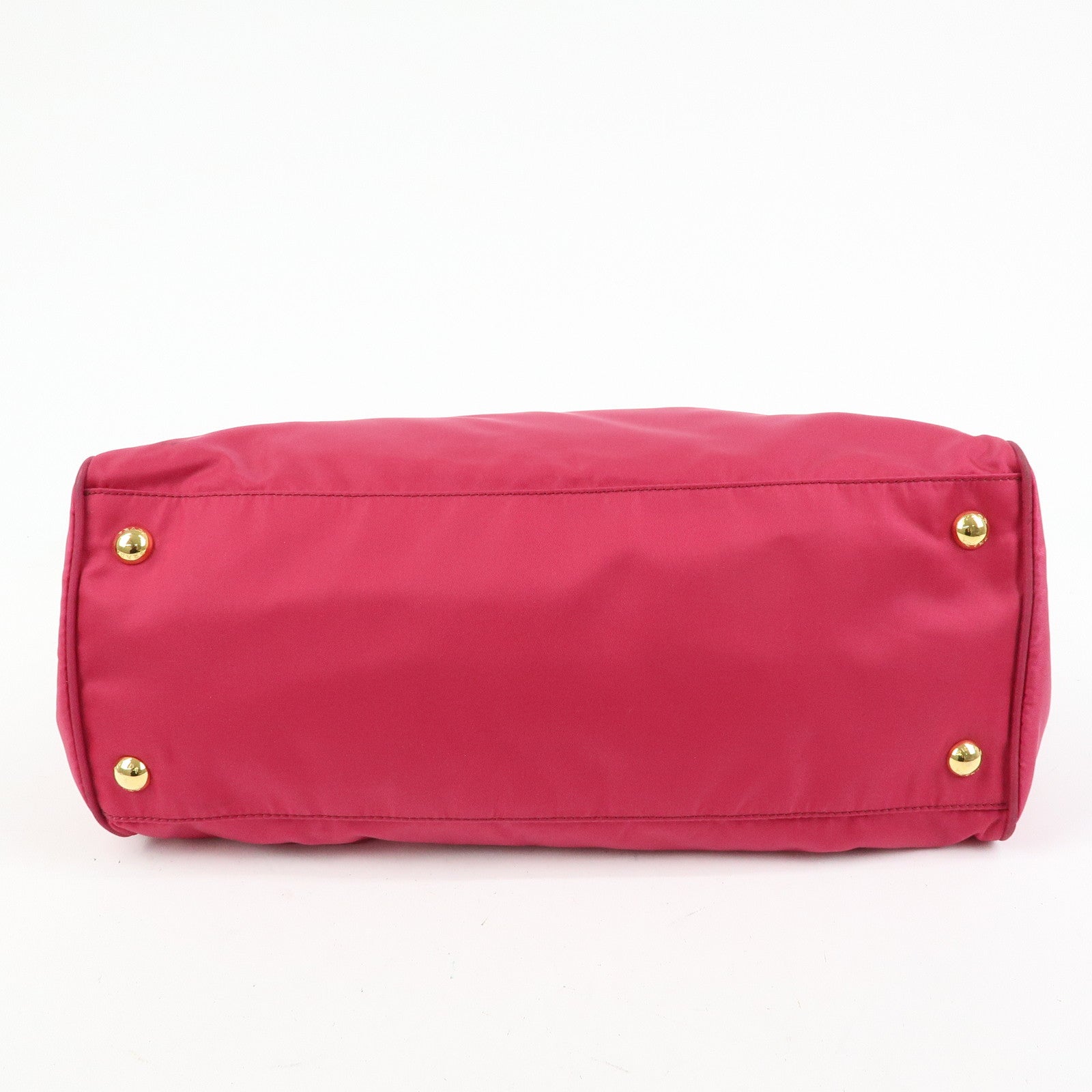 PRADA Tessuto Nylon 2Way Bag Hand Bag Shoulder Bag Pink 1BA843