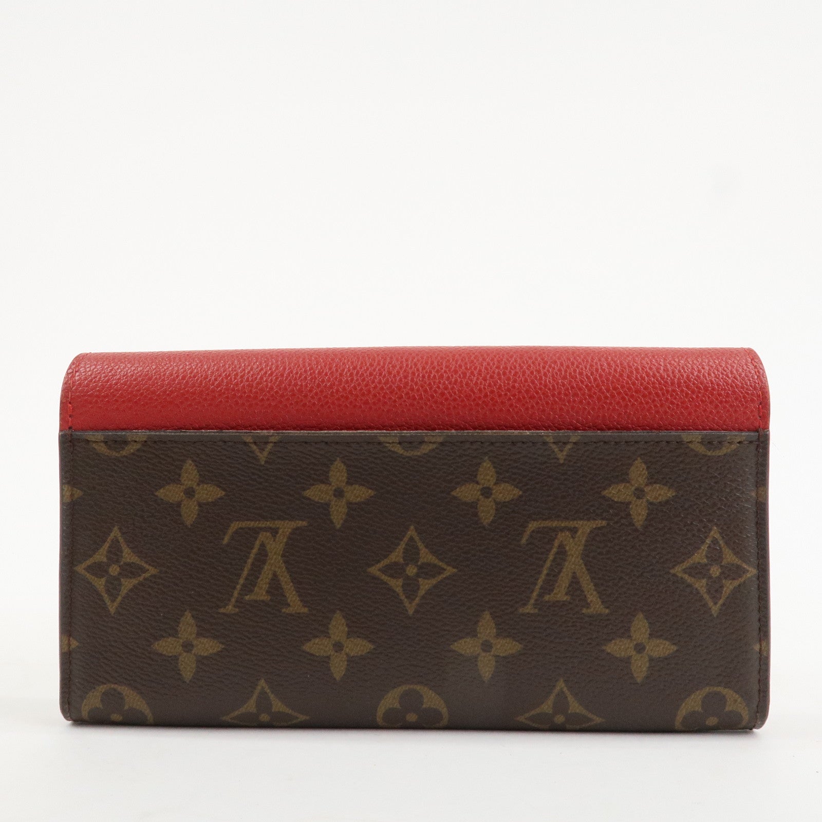 Louis Vuitton Portofoille Venus Monogram Leather Wallet Red M61836 Used