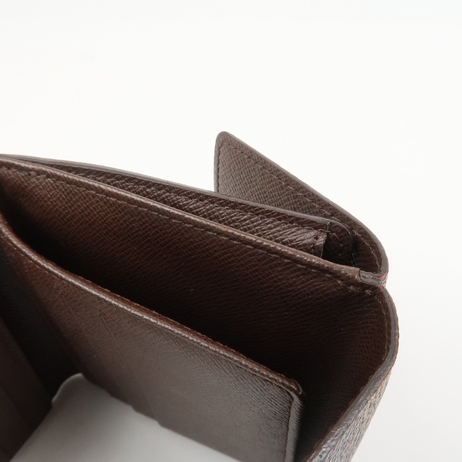 Louis Vuitton Damier Portefeuille Élise Bi-fold Wallet Brown N61654