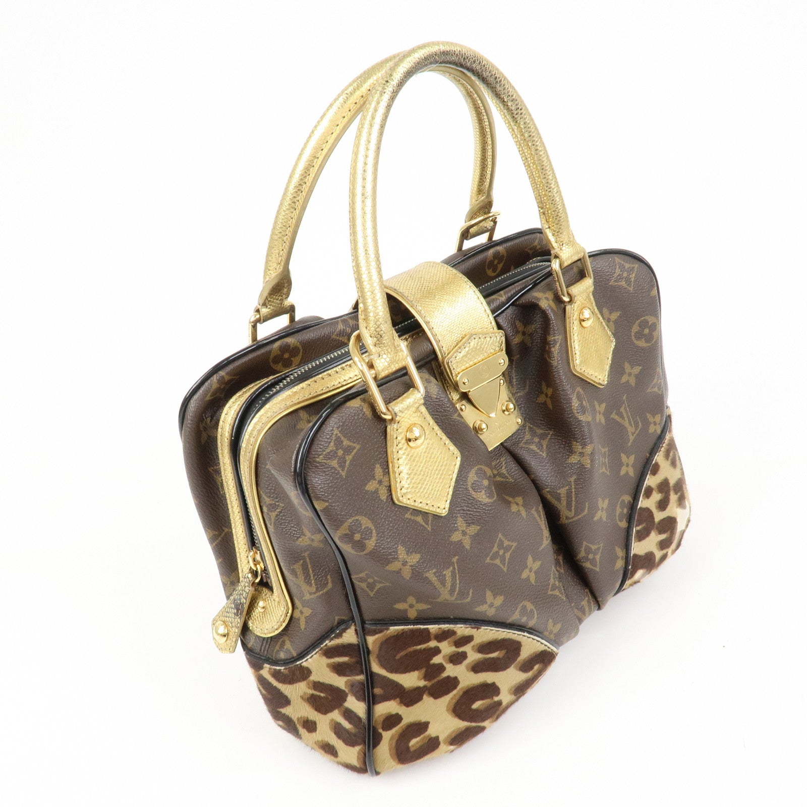 Louis Vuitton Adele Monogram Leopard Calf Leather 2 Way bag M95284