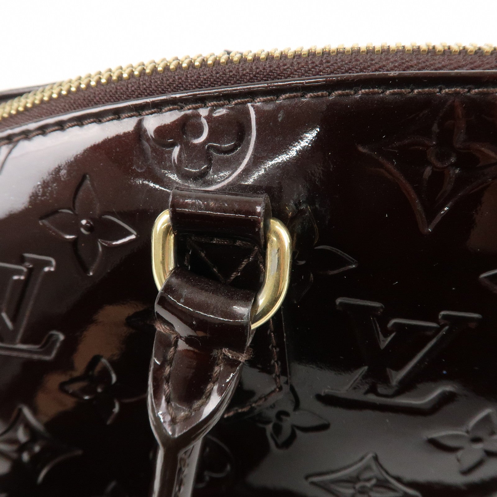 Louis Vuitton Monogram Vernis Sherwood PM Hand Bag M91493 Used