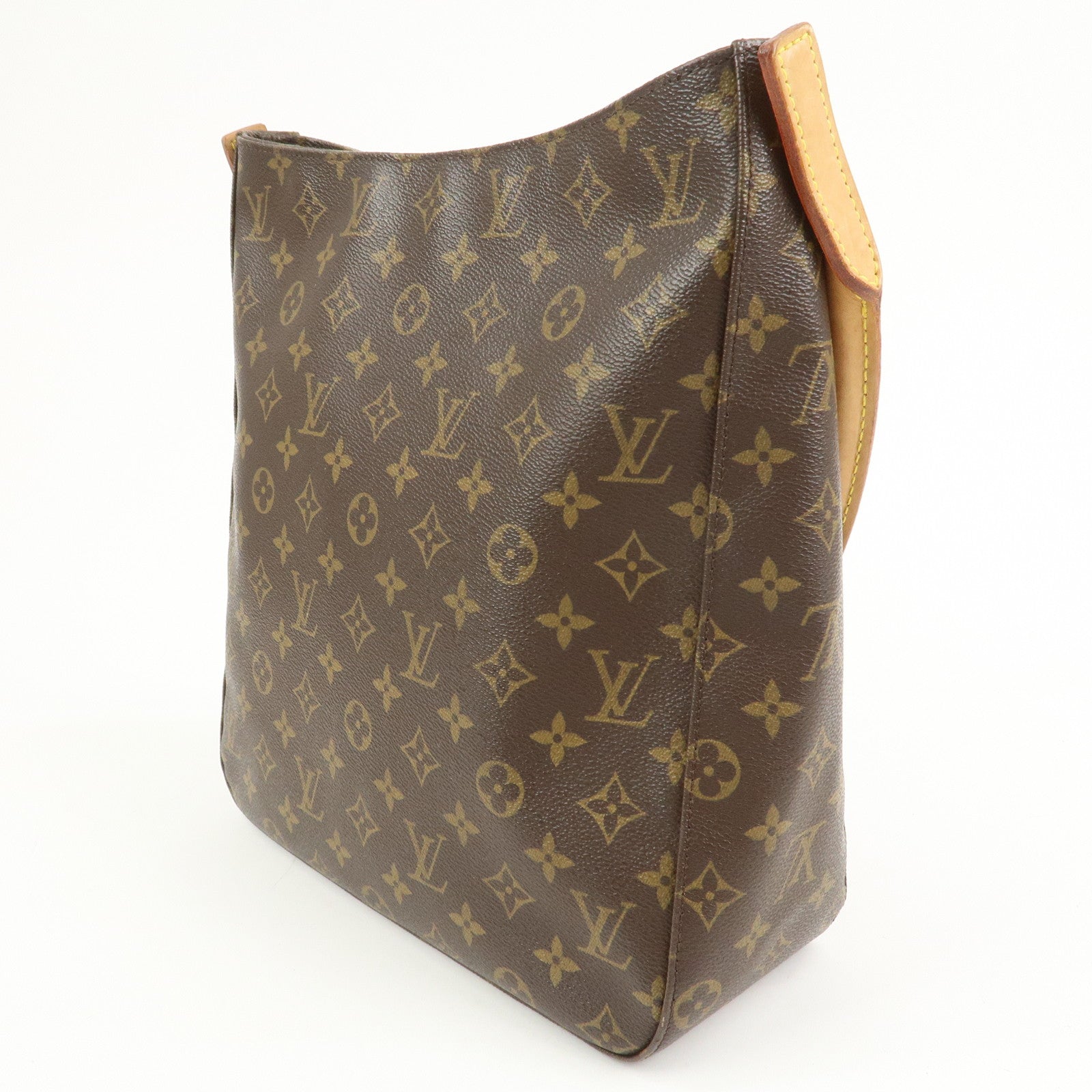 Louis Vuitton Monogram Looping GM Shoulder Bag Brown M51145