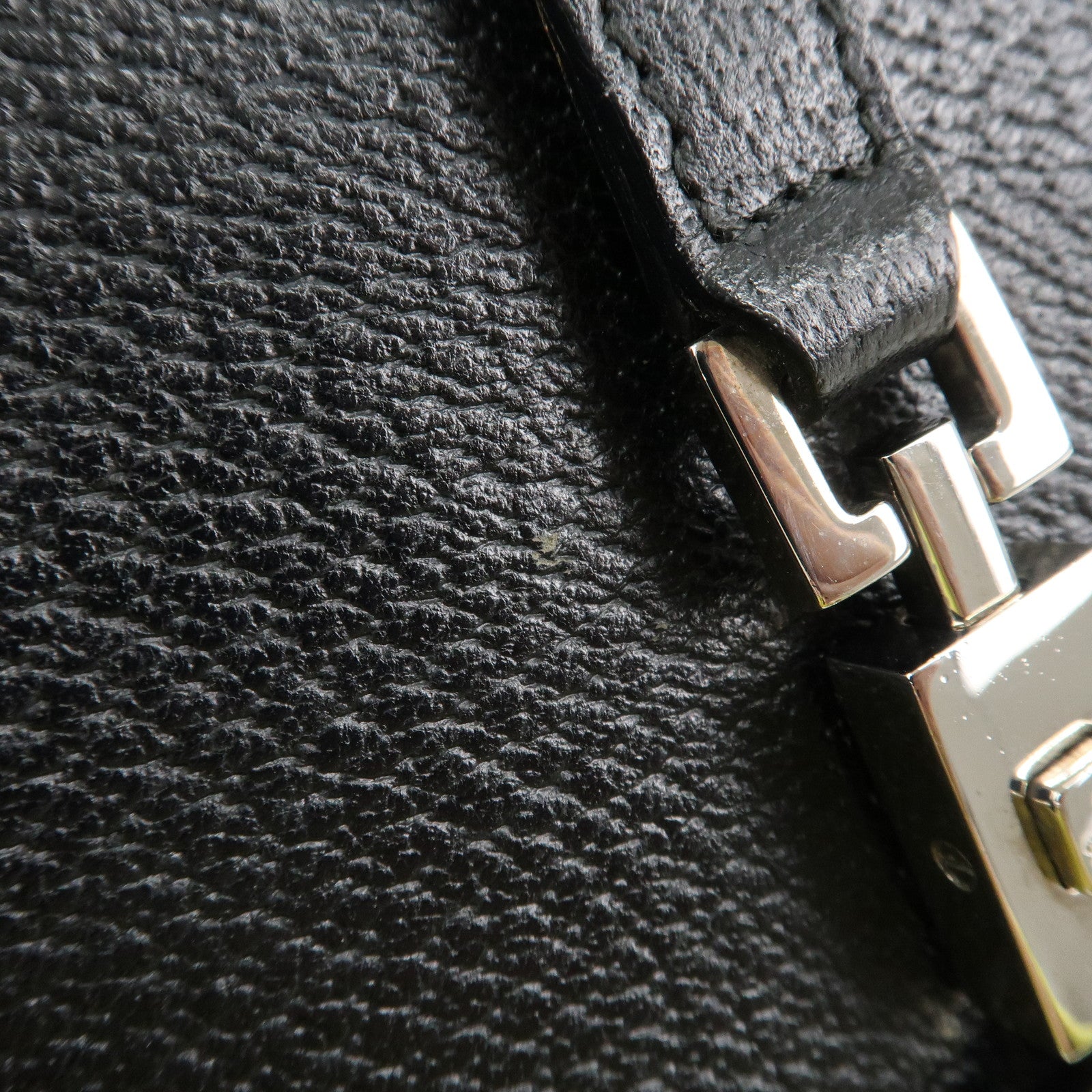 GUCCI Jackie Leather Shoulder bag Tote Bag 002.1073 Black Silver HDW Used