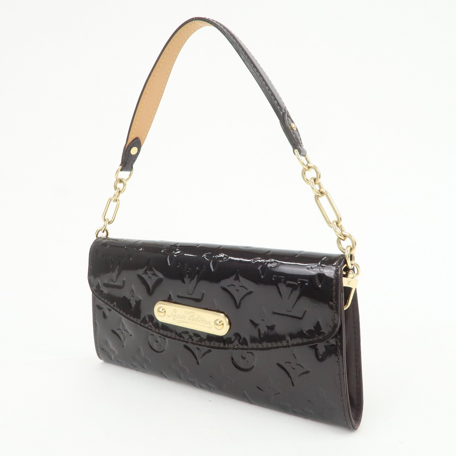 Louis Vuitton Monogram Vernis Sunset Boulevard Hand Bag M93542