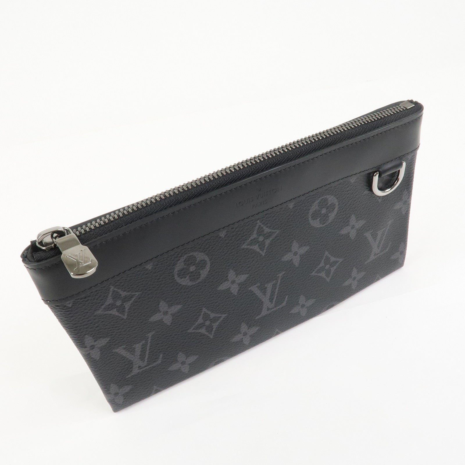 Louis Vuitton Monogram Eclips Pochette Discovery PM Pouch M44323