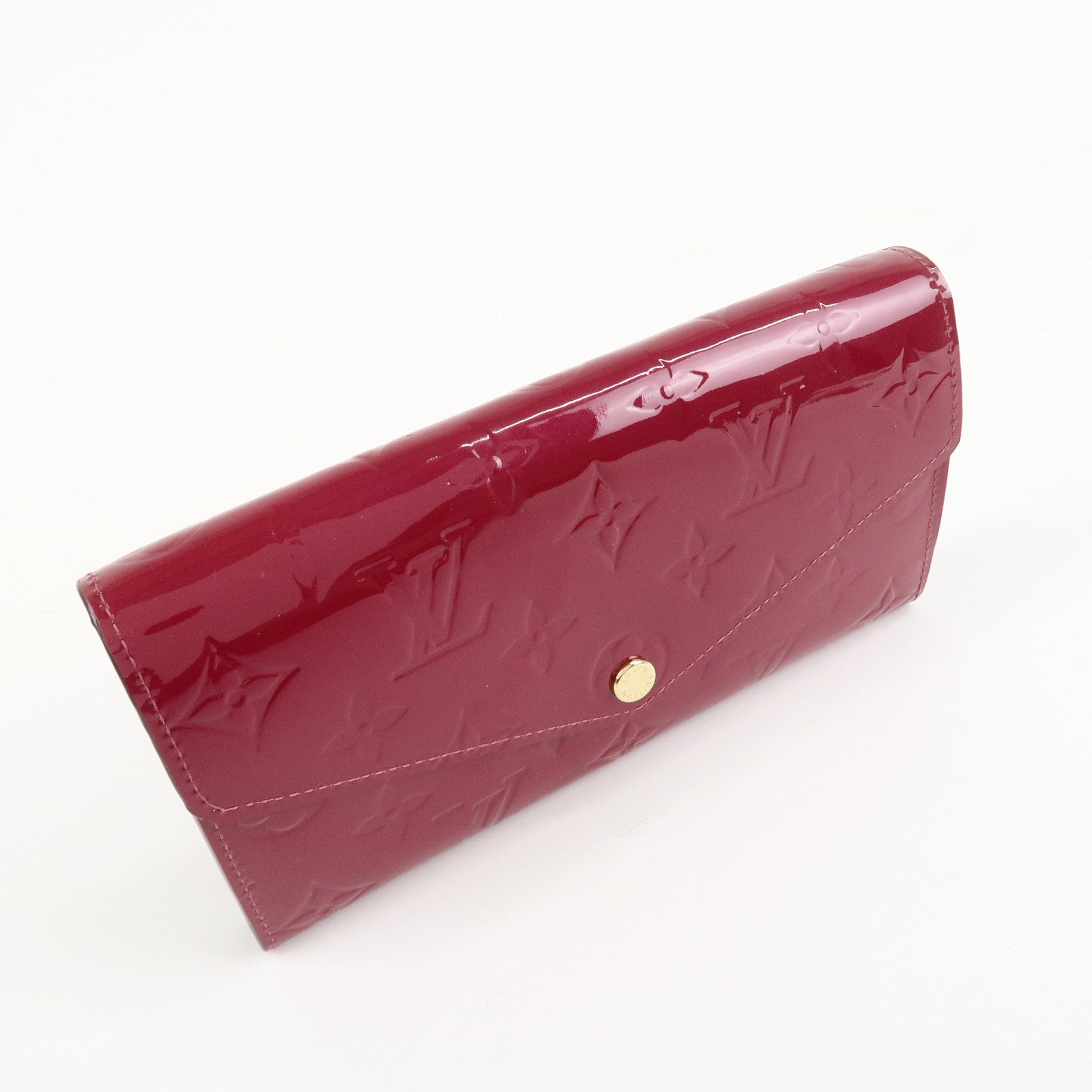Louis Vuitton Monogram Vernis Portefeuille Sarah Long Wallet M90154 Used