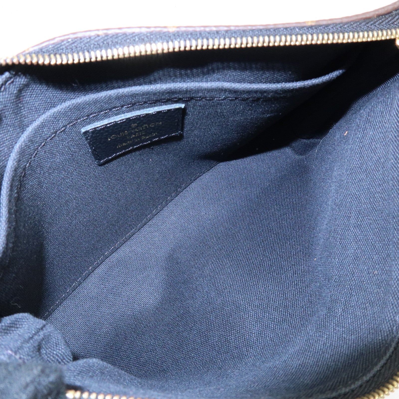 Louis Vuitton Monogram Pallas Clutch 2Way Shoulder Bag Noir M41639