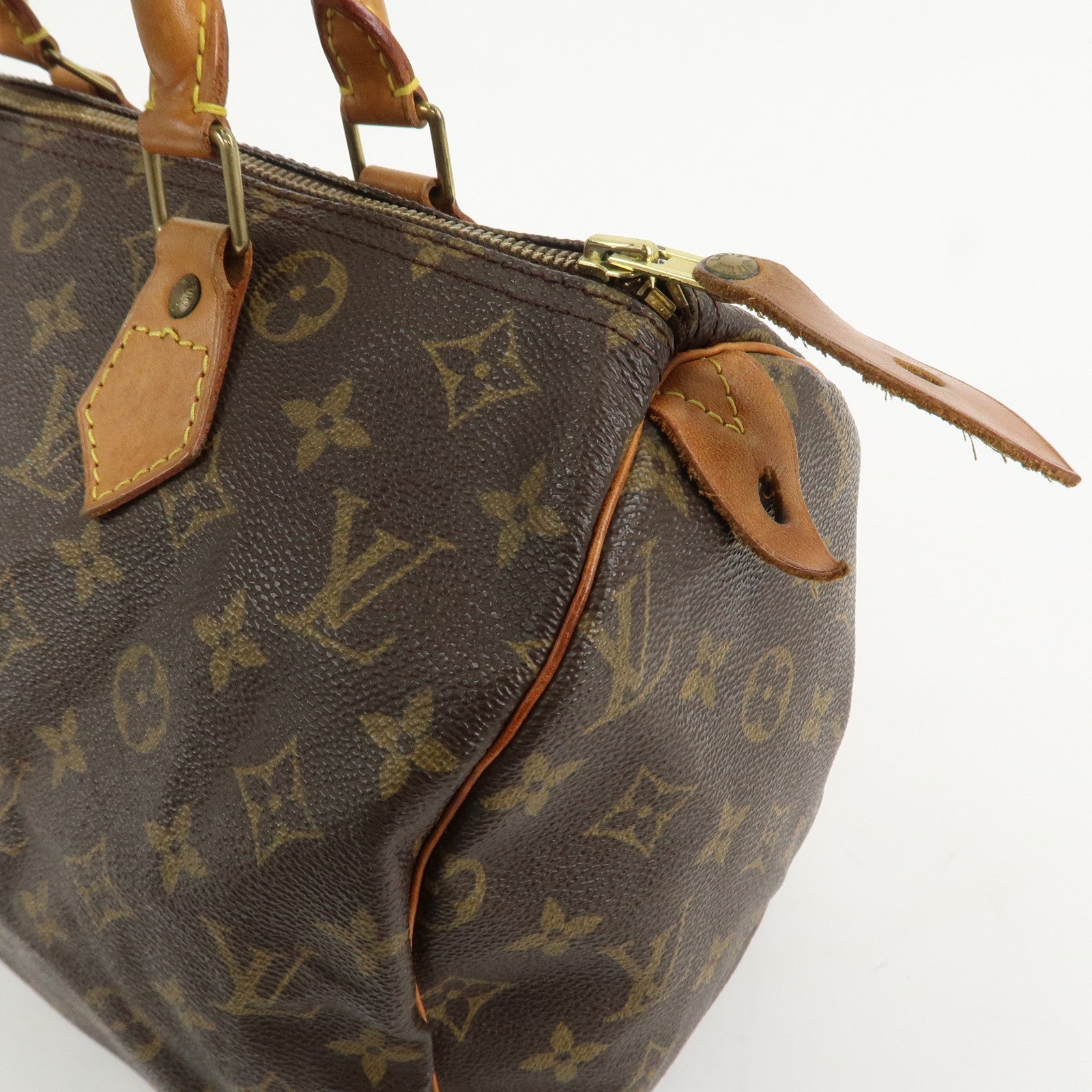 Louis Vuitton Monogram Speedy 30 Boston Bag Hand Bag Brown M41526