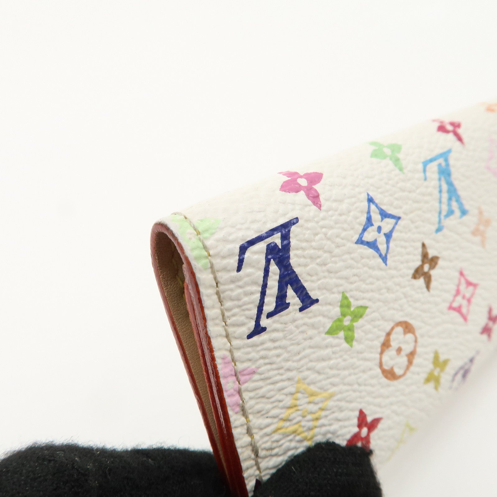 Louis Vuitton Monogram Multicolor Multiclés 4 Key Case Blanc M60043 Used