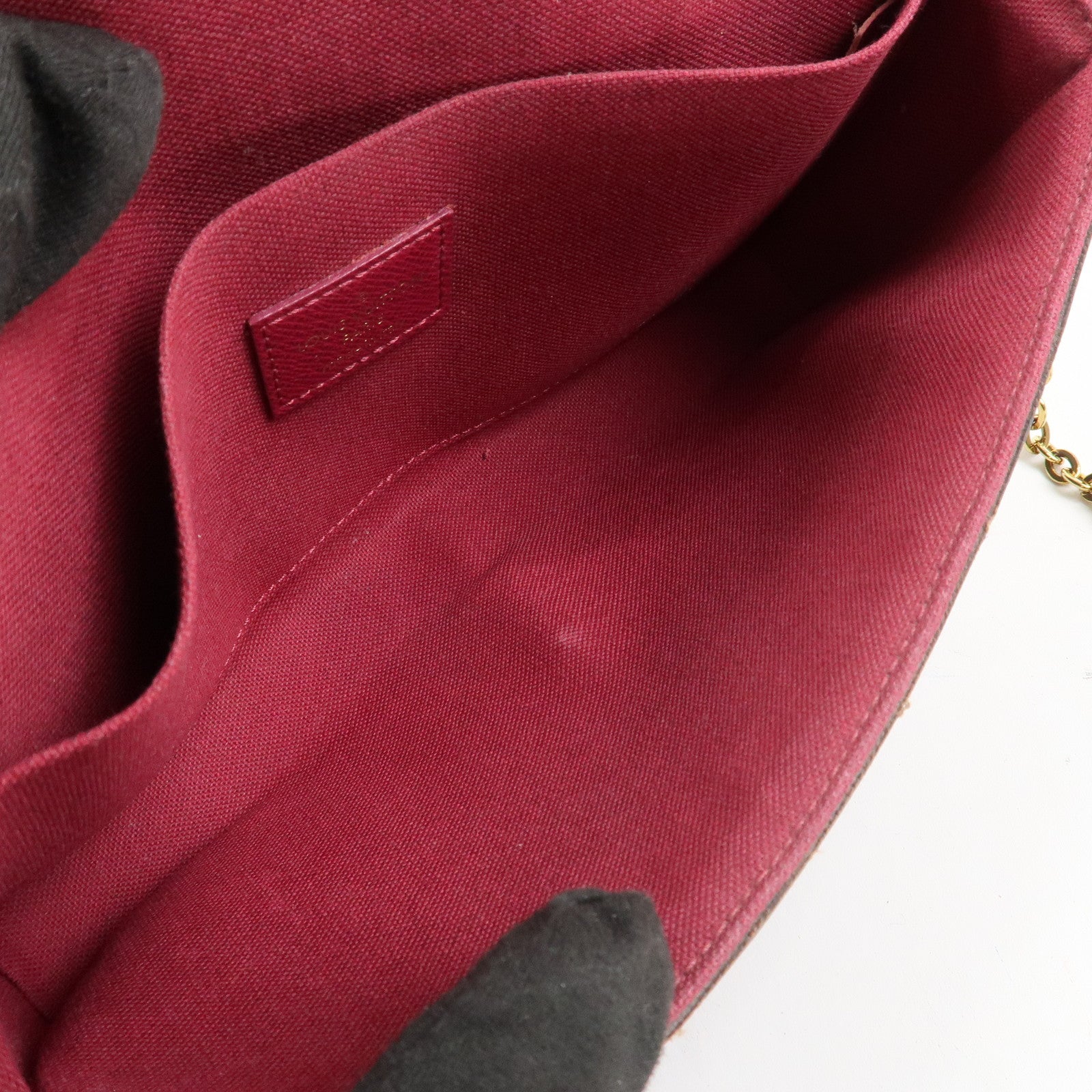 Louis Vuitton Monogram Pochette Felicie Shoulder Bag Brown M61276