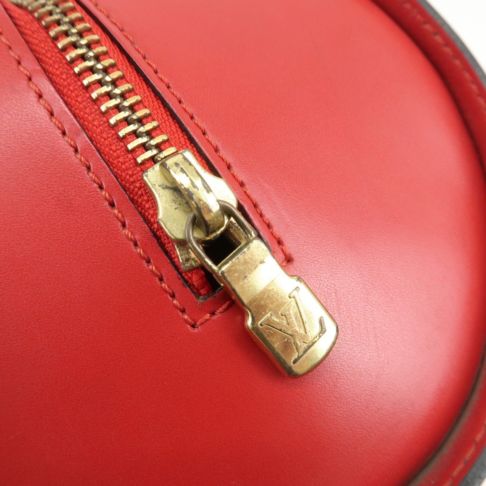 Louis Vuitton Epi Soufflot Hand Bag Castillian Red M52227
