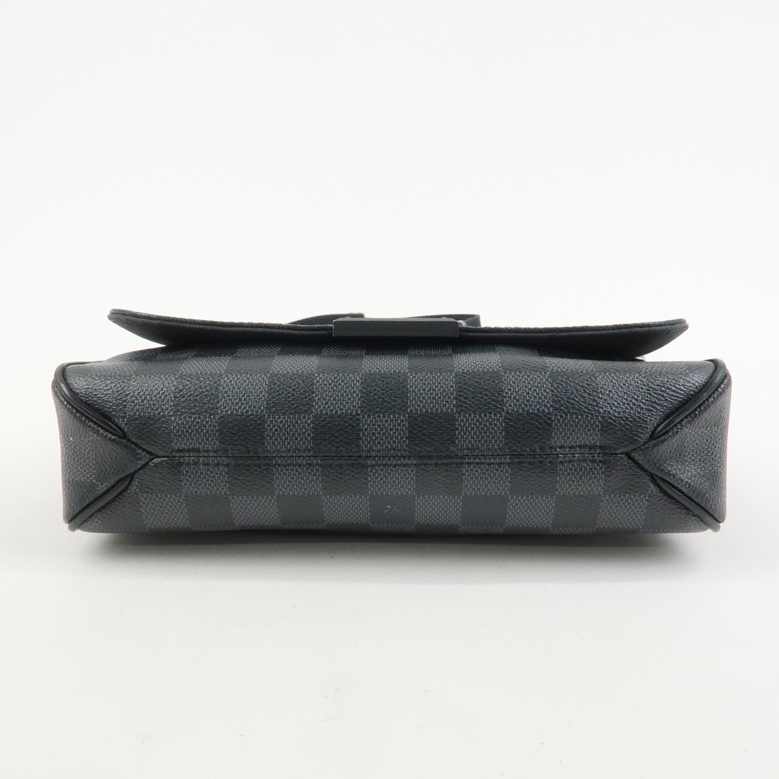 Louis Vuitton Damier Graphite District PM Shoulder Bag Noir N41260