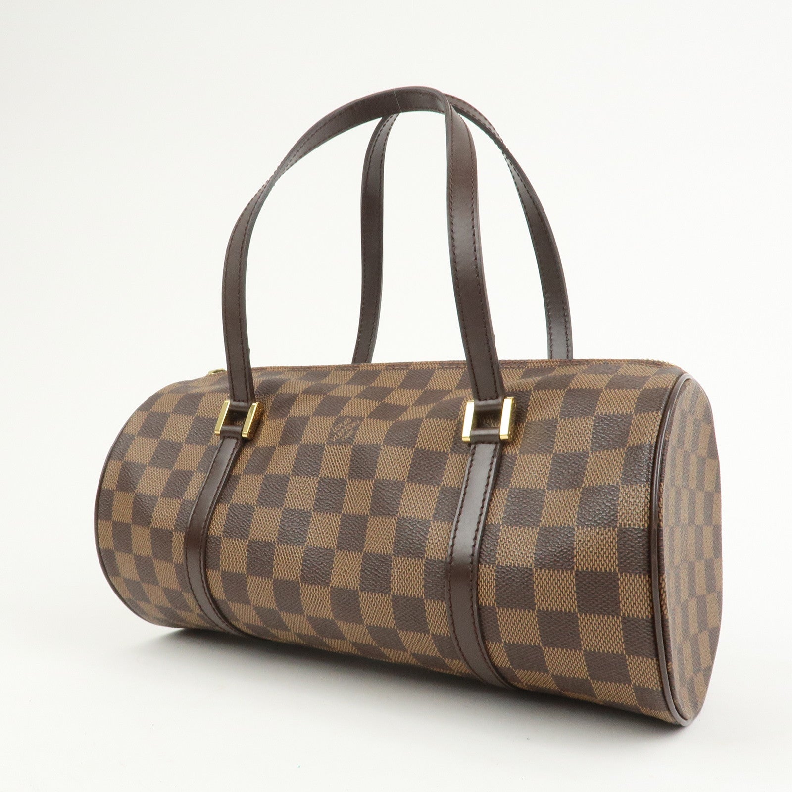 Louis Vuitton Damier Ebene Papillon 30 Hand Bag Brown N51303