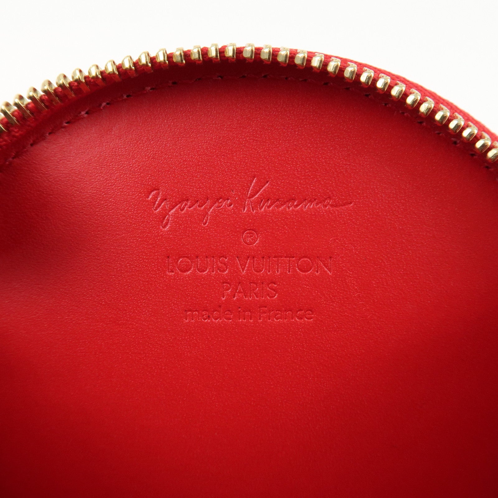 Louis Vuitton Vernis Yayoi Kusama Porte Monnaie Chapeau Coin M91570 Used
