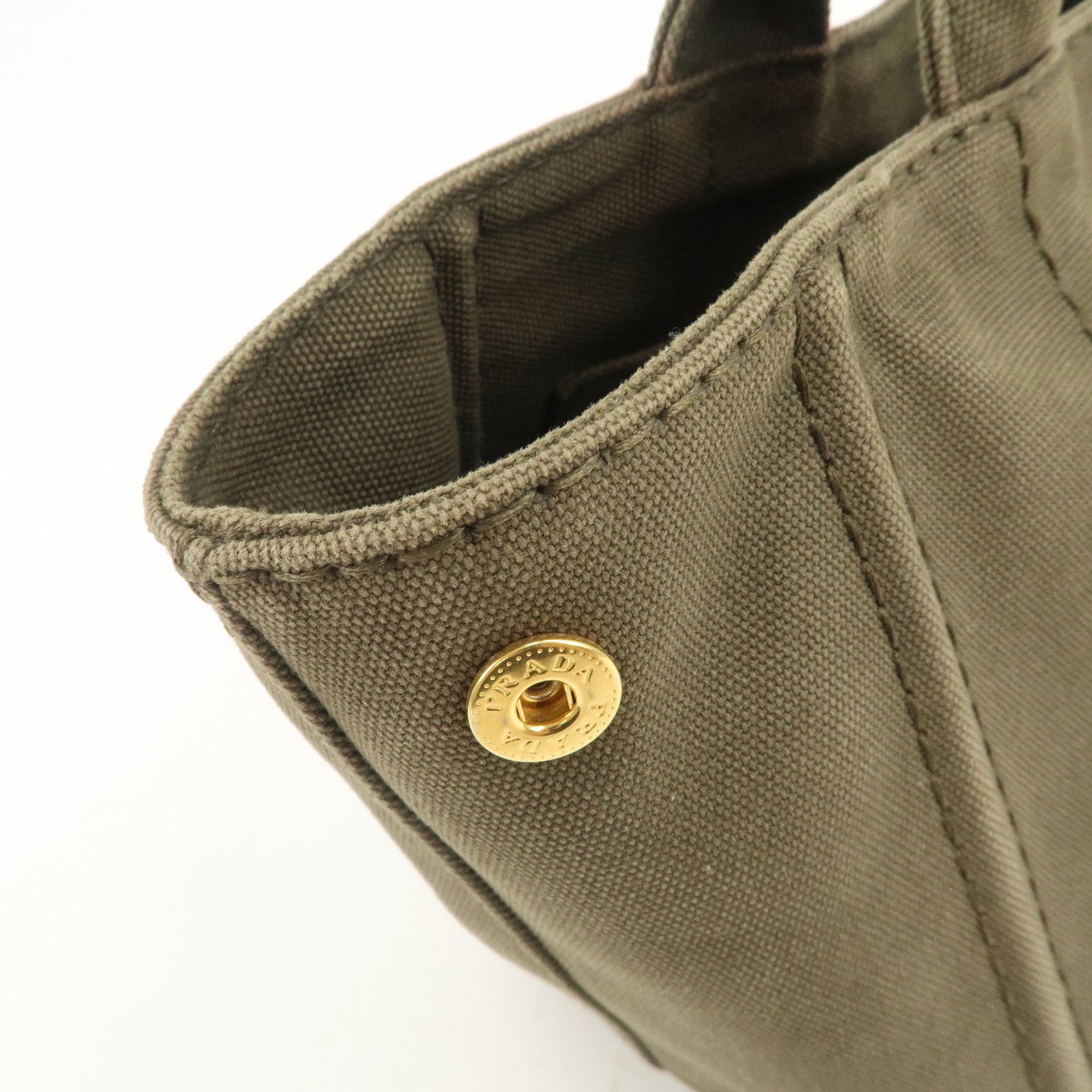 PRADA Canapa Mini Canvas 2WAY Bag Hand Bag Shoulder Bag BN2439G