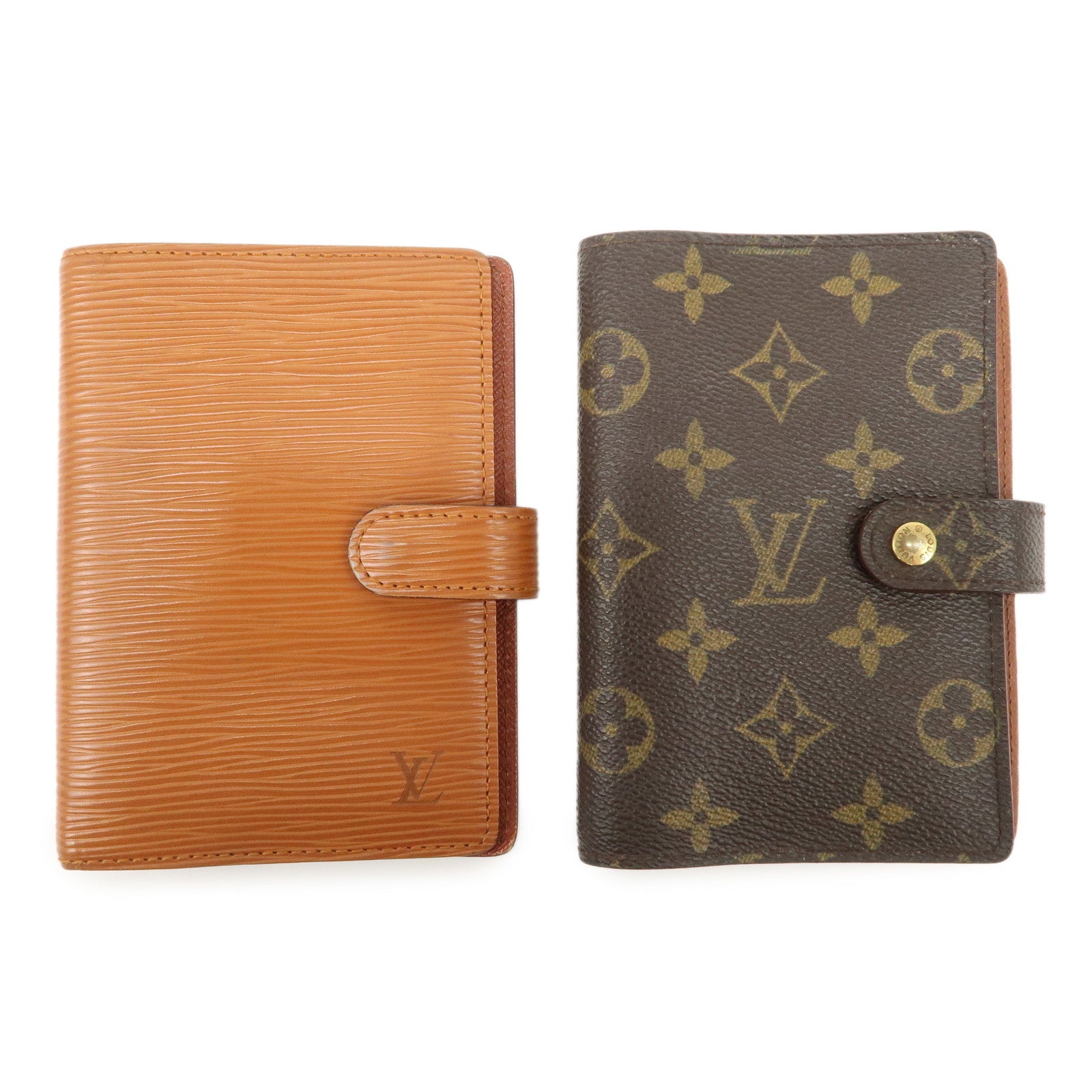 Louis Vuitton Monogram Epi Set of 2 Agenda Cover R20005 R20058 Used
