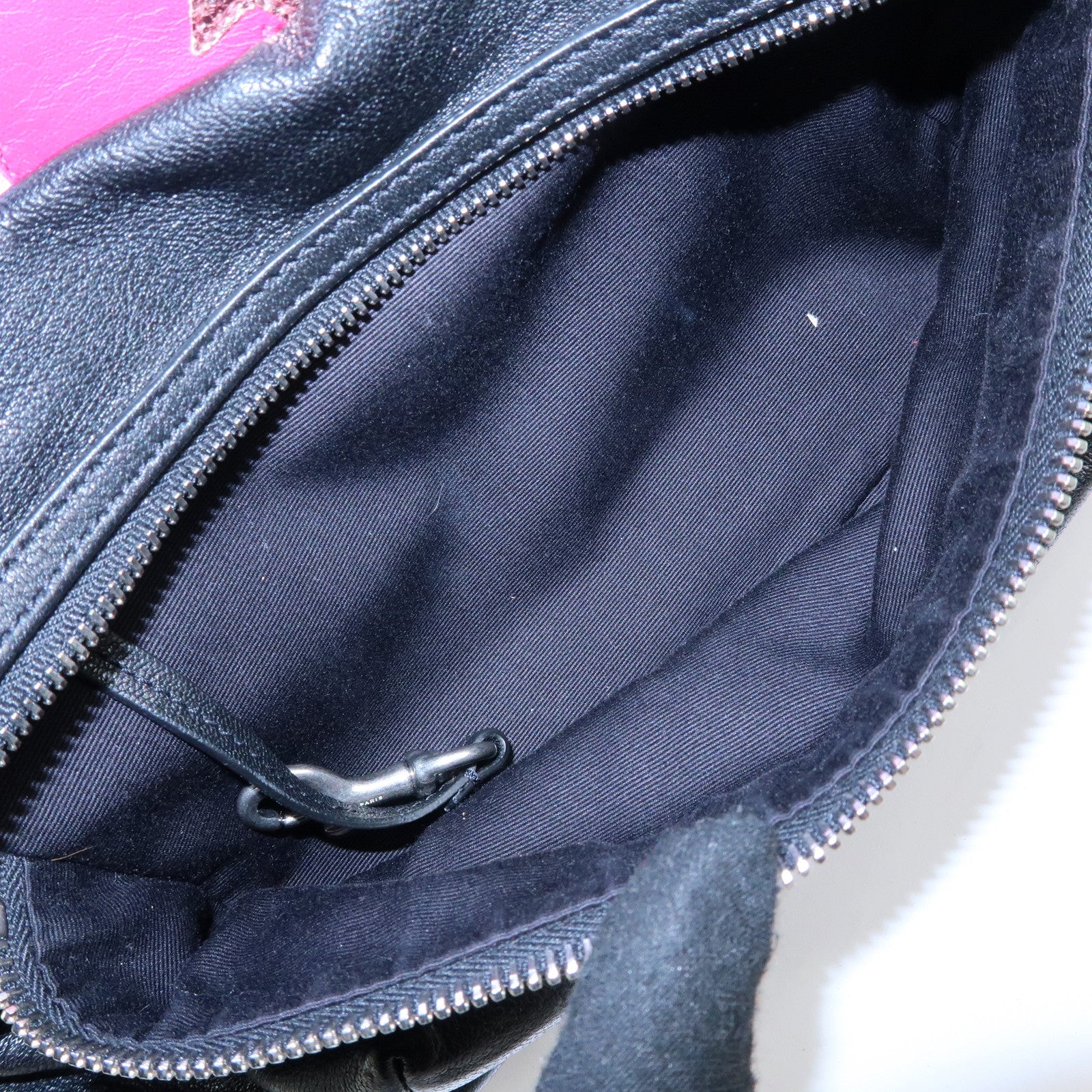SAINT LAURENT PARIS CIty Leather Backpack Rucksack Black
