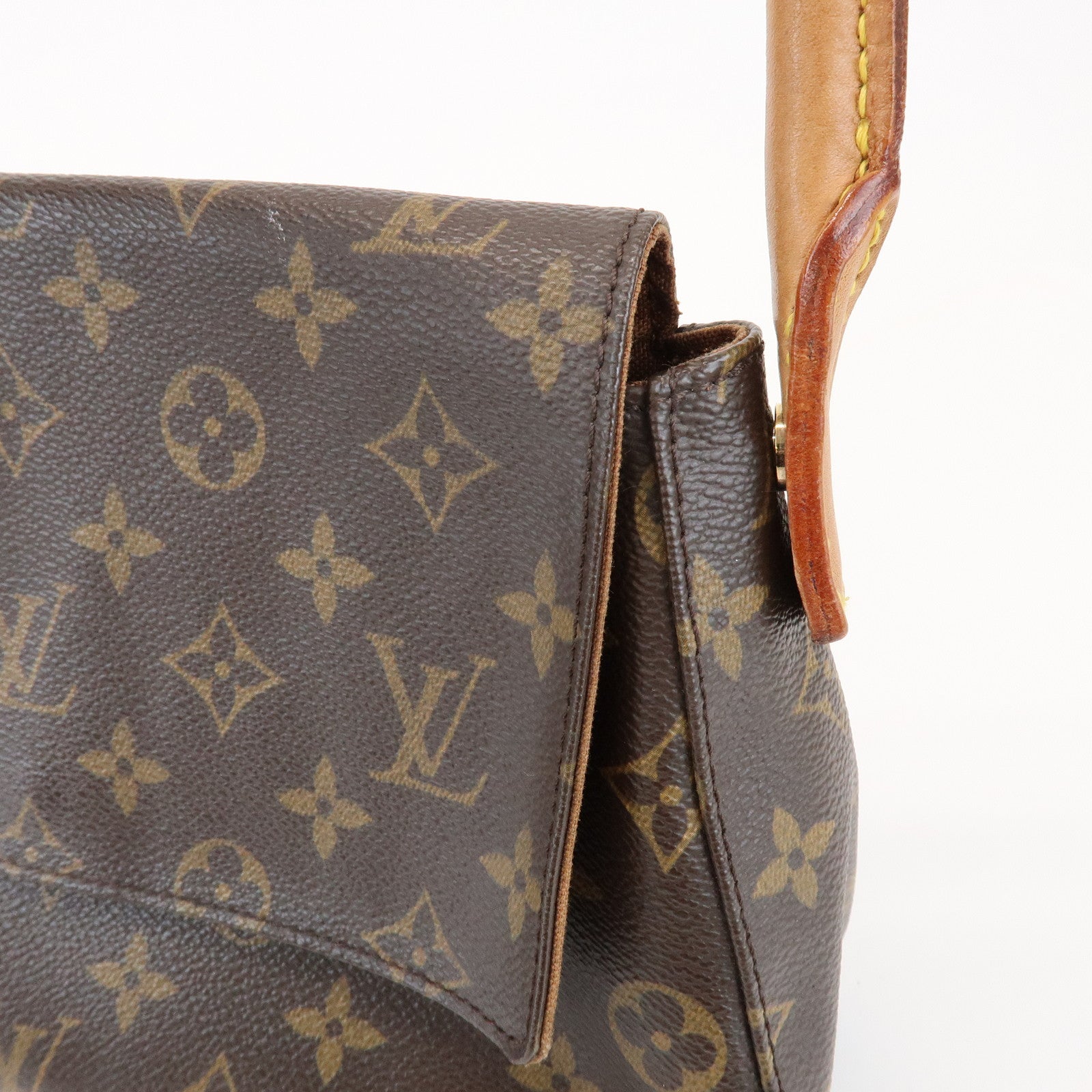 Louis Vuitton Monogram Mini Looping Shoulder Bag Brown M51147