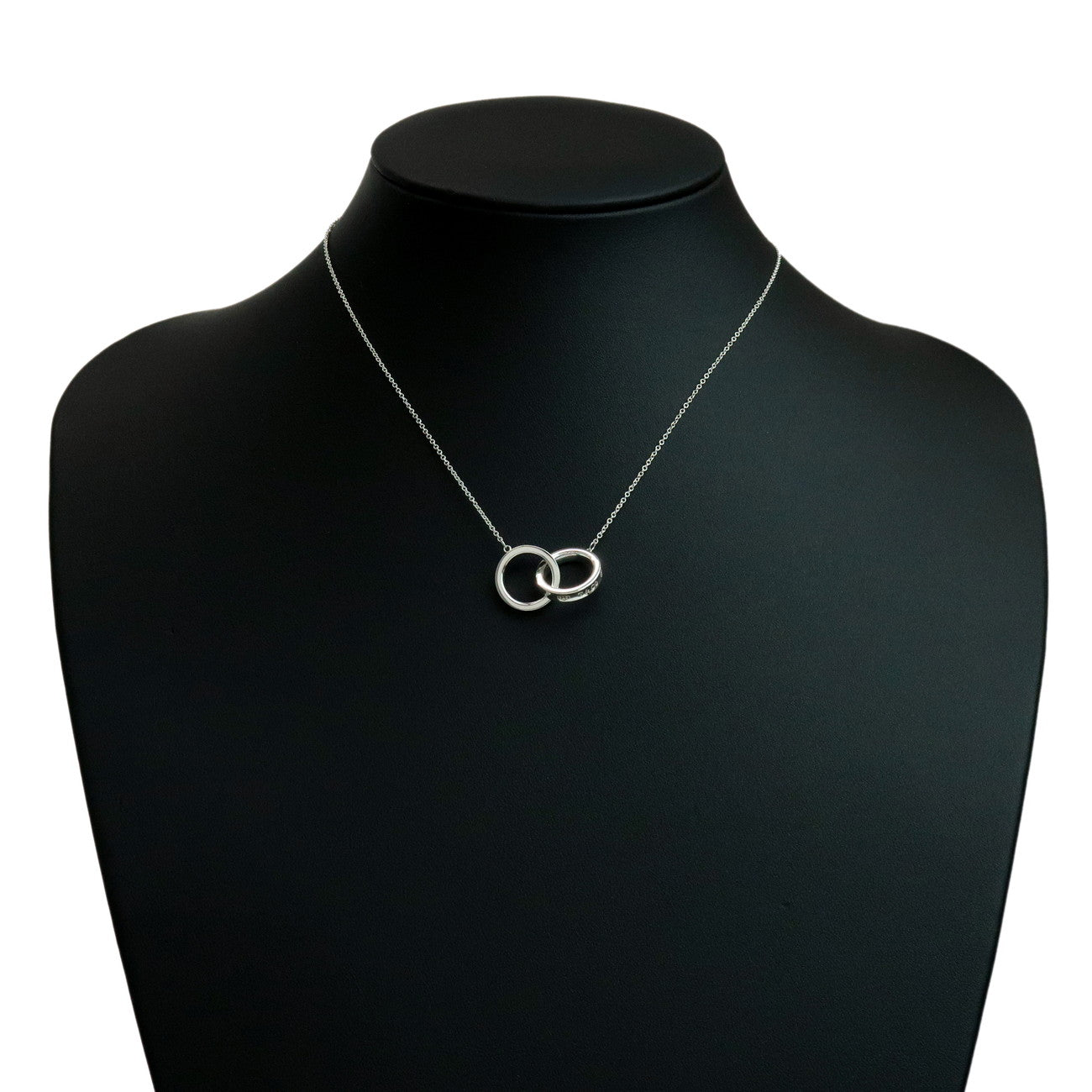 Tiffany & Co 1837 Interlocking Circle Necklace SV925 Silver