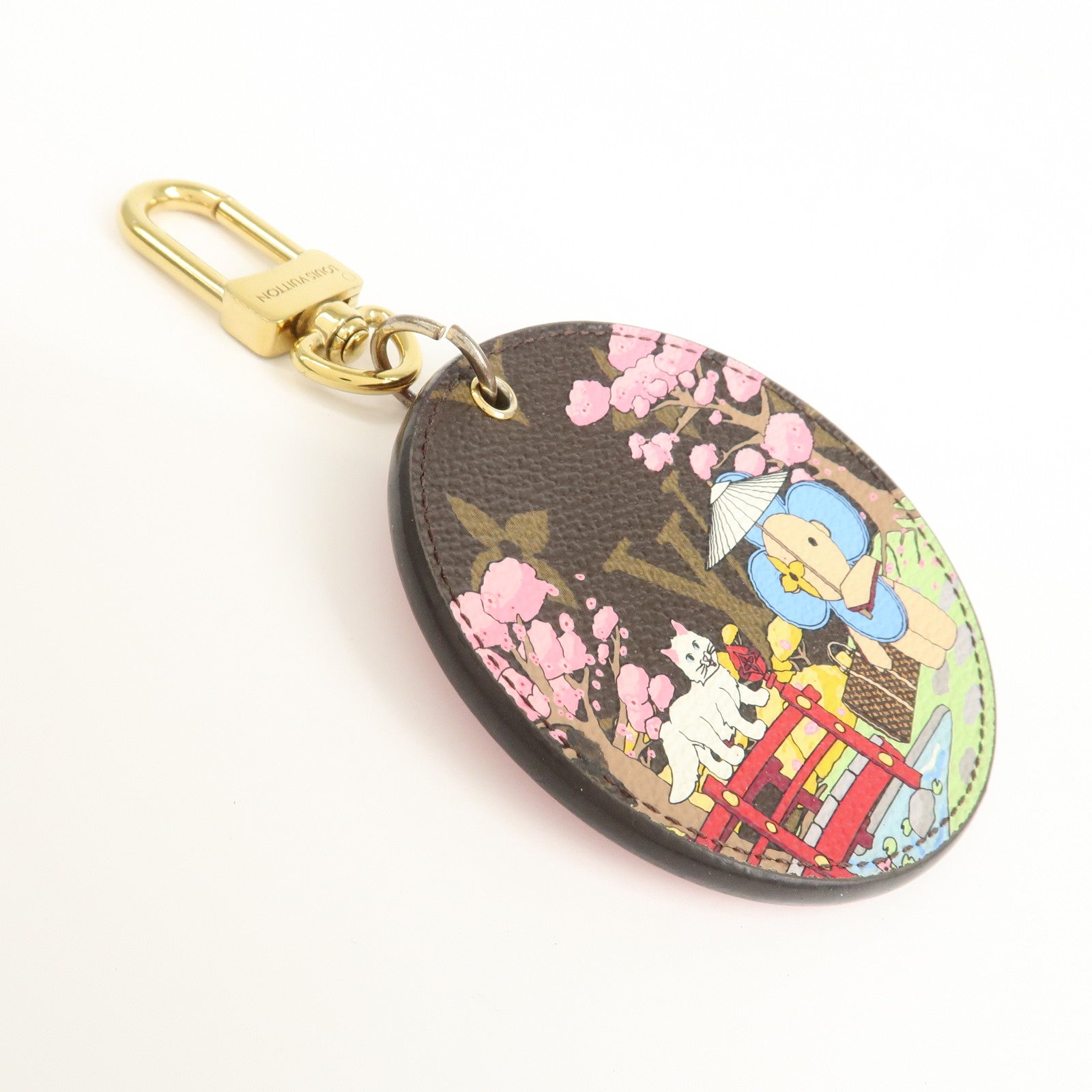 Louis Vuitton Monogram Porte Cles Illustre Charm Multicolor M00499 Used