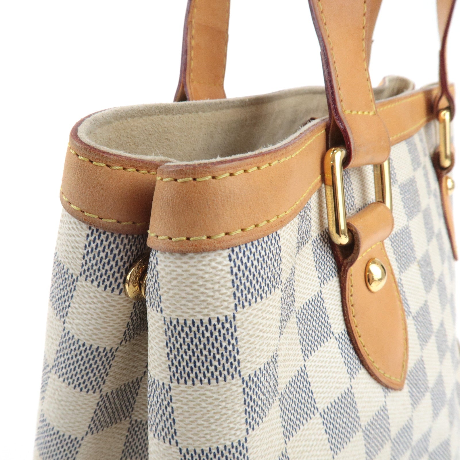 Louis Vuitton Damier Azur Hampstead PM Hand Bag Shoulder Bag N51207