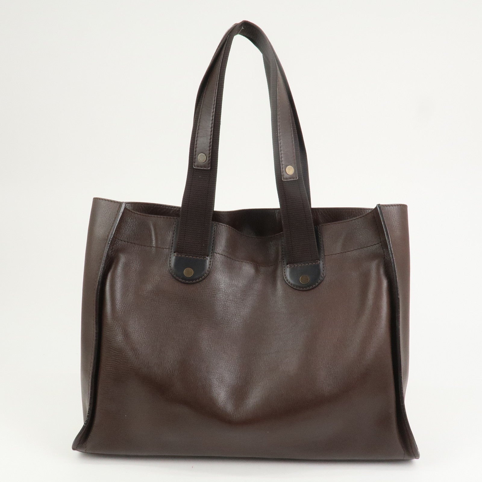 Louis Vuitton Mohican Calf Leather Tote Bag Brown Cafe M92531