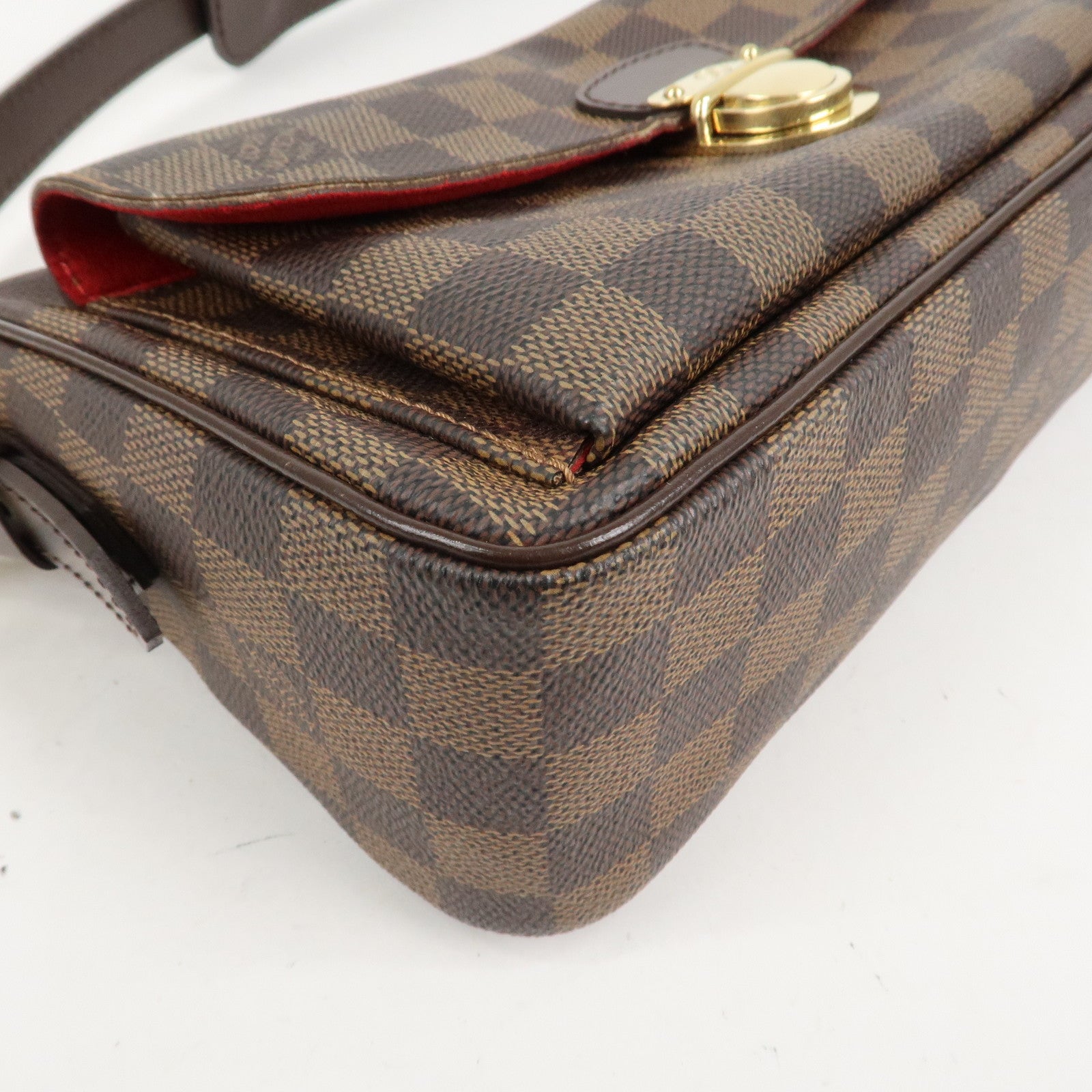 Louis Vuitton Damier Leather Canvas Ravello GM Shoulder Bag N60006
