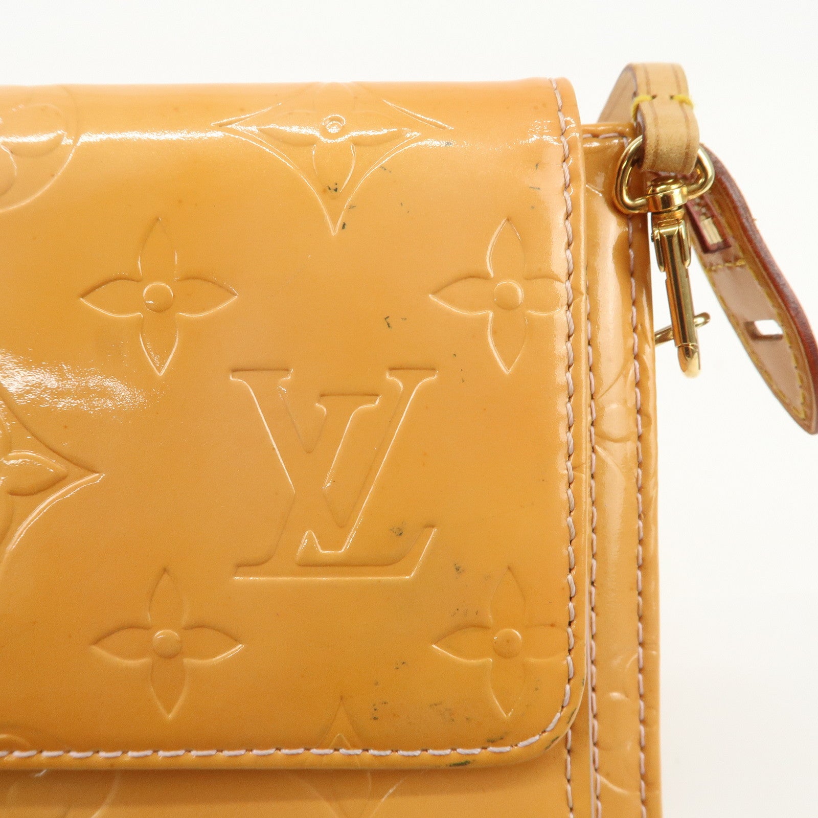 Louis Vuitton Monogram Vernis Leather Motto Shoulder Bag M91034