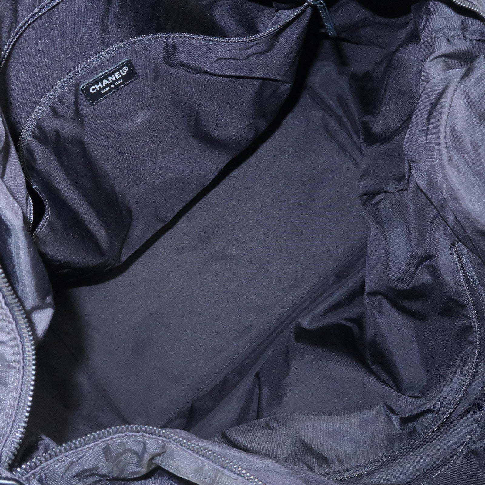 CHANEL New Travel Line Nylon Jacquard 2Way Boston Shoulder Bag